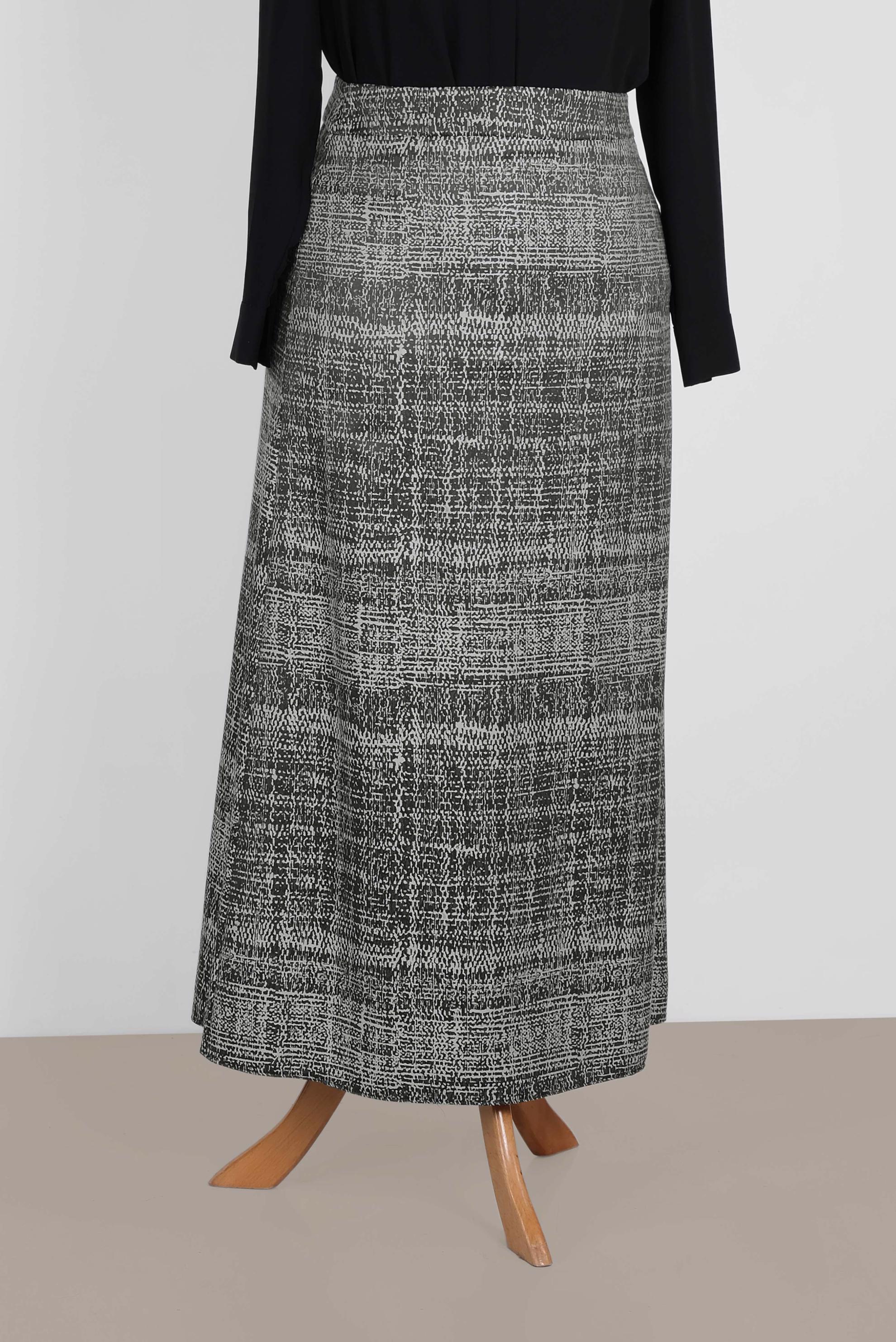 Vêtements hijab GRIS Jupe 6322 