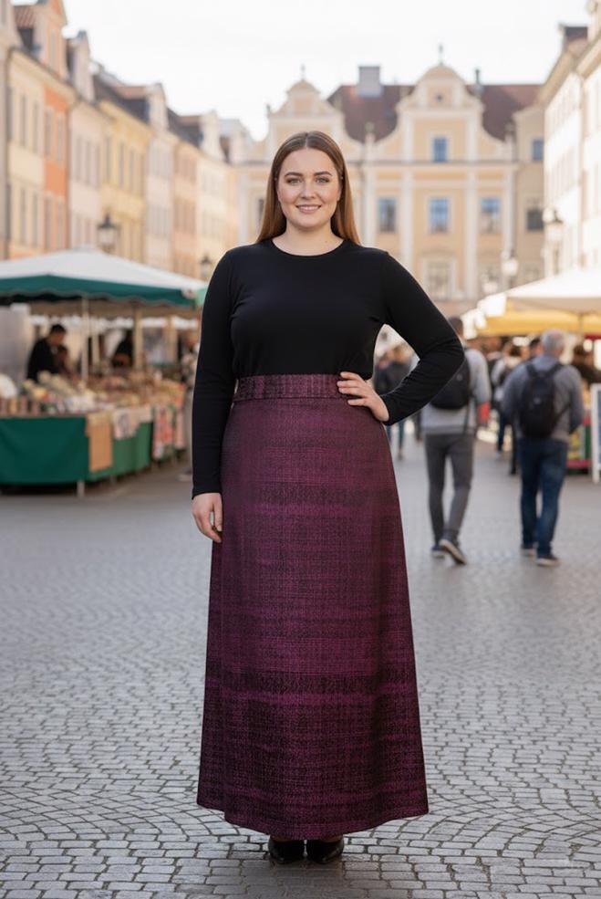 Hijab clothing DAMSON STRAIGHT CUT SKIRT 6322 - ALVİNA