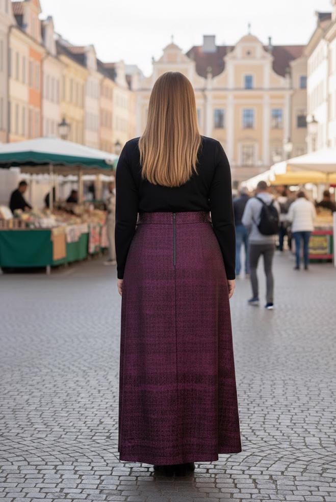 Hijab clothing DAMSON STRAIGHT CUT SKIRT 6322 - ALVİNA