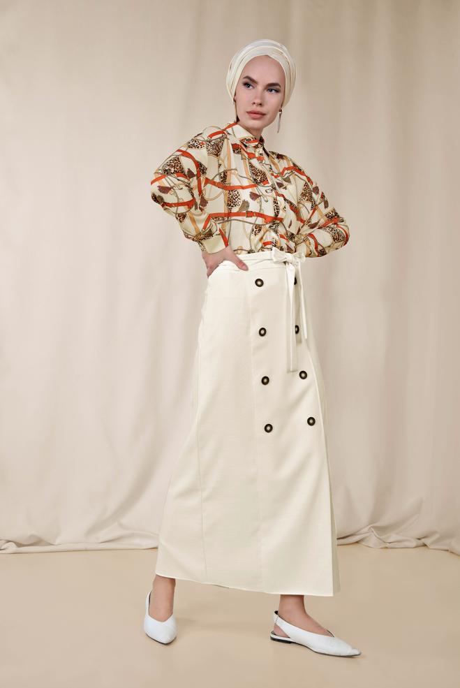 Tesettür giyim  Doğal Tonlar - ALVİNA