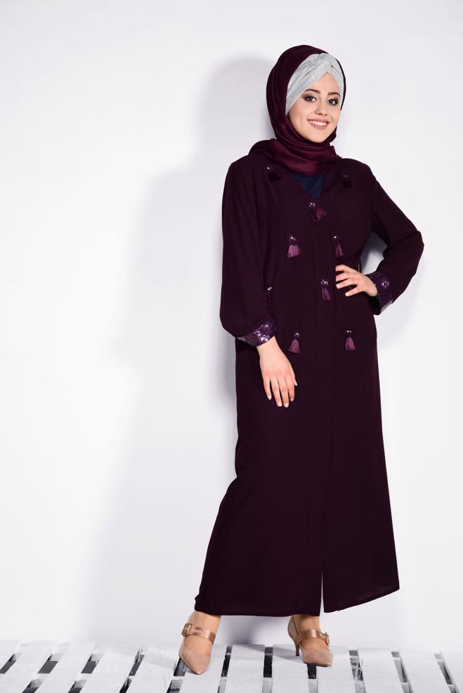Hijab clothing DAMSON 8266 GİNO FERACE 46/52 TEK44 - ALVİNA