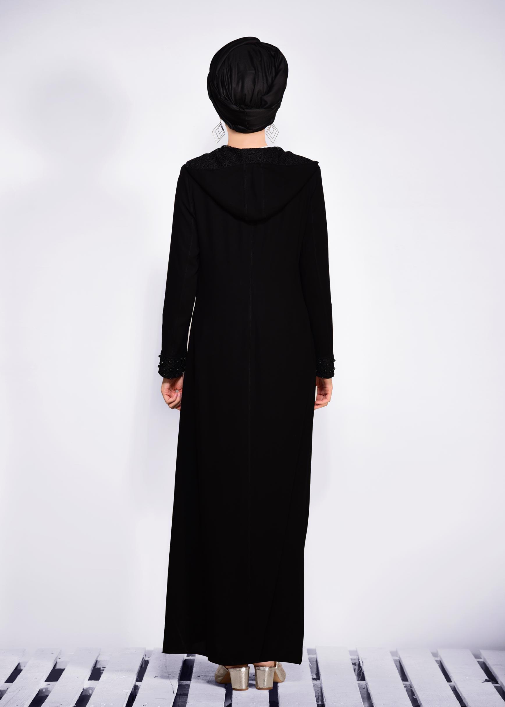 Hijab clothing BLACK 8285 ALEYNA FERACE 40/50 TEK38