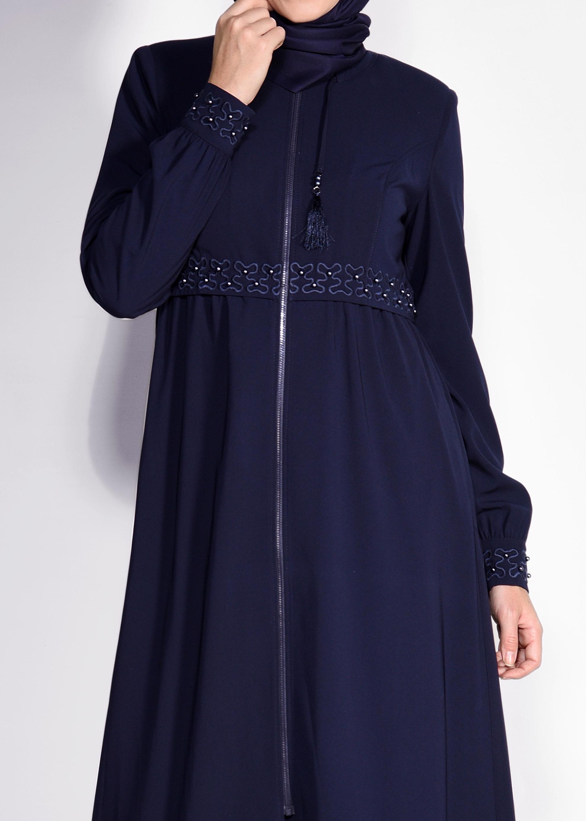 Hijab clothing NAVY BLUE 8297 GİNO FERACE 38/44 TEK40