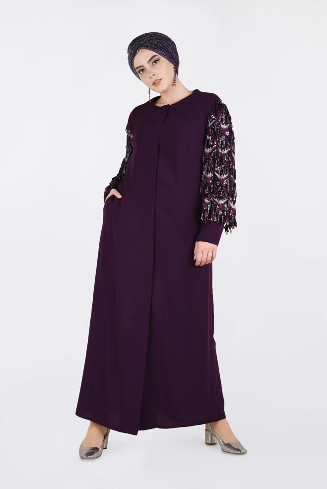 Hijab clothing PURPLE 8299 NEW ALYA FERACE 44/50 - ALVİNA