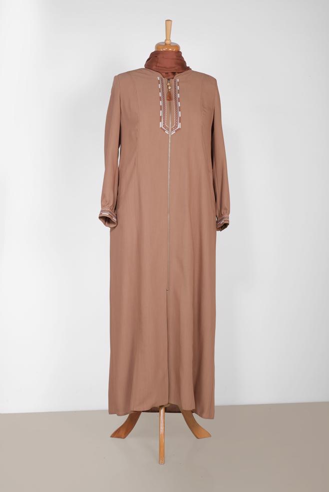 Hijab clothing BROWN 8306 LYON FERACE 46/52 TEK44 - ALVİNA