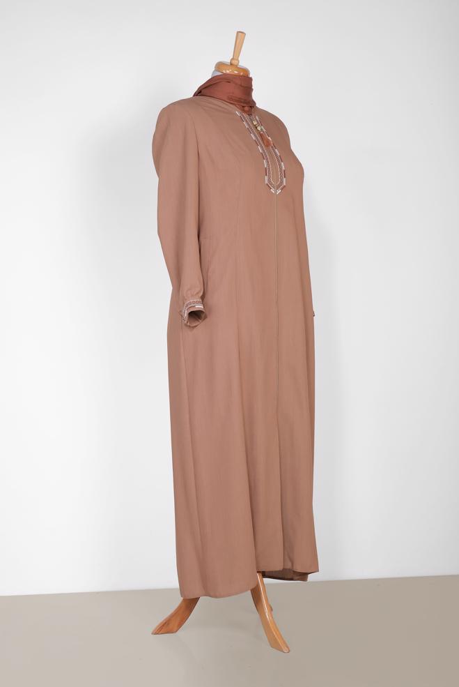 Hijab clothing BROWN 8306 LYON FERACE 46/52 TEK44 - ALVİNA