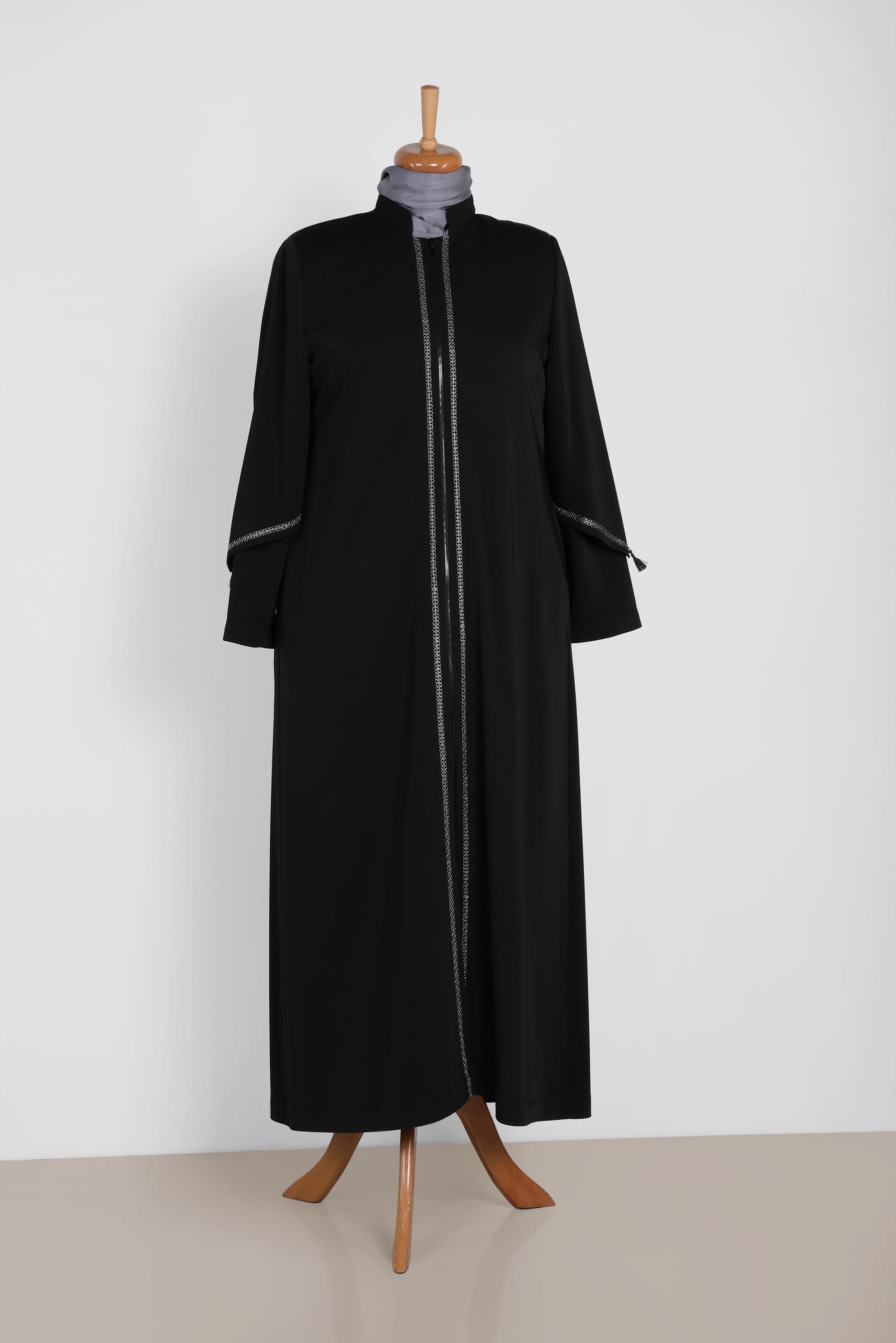 Vêtements hijab NOIR Pardessus 8317 