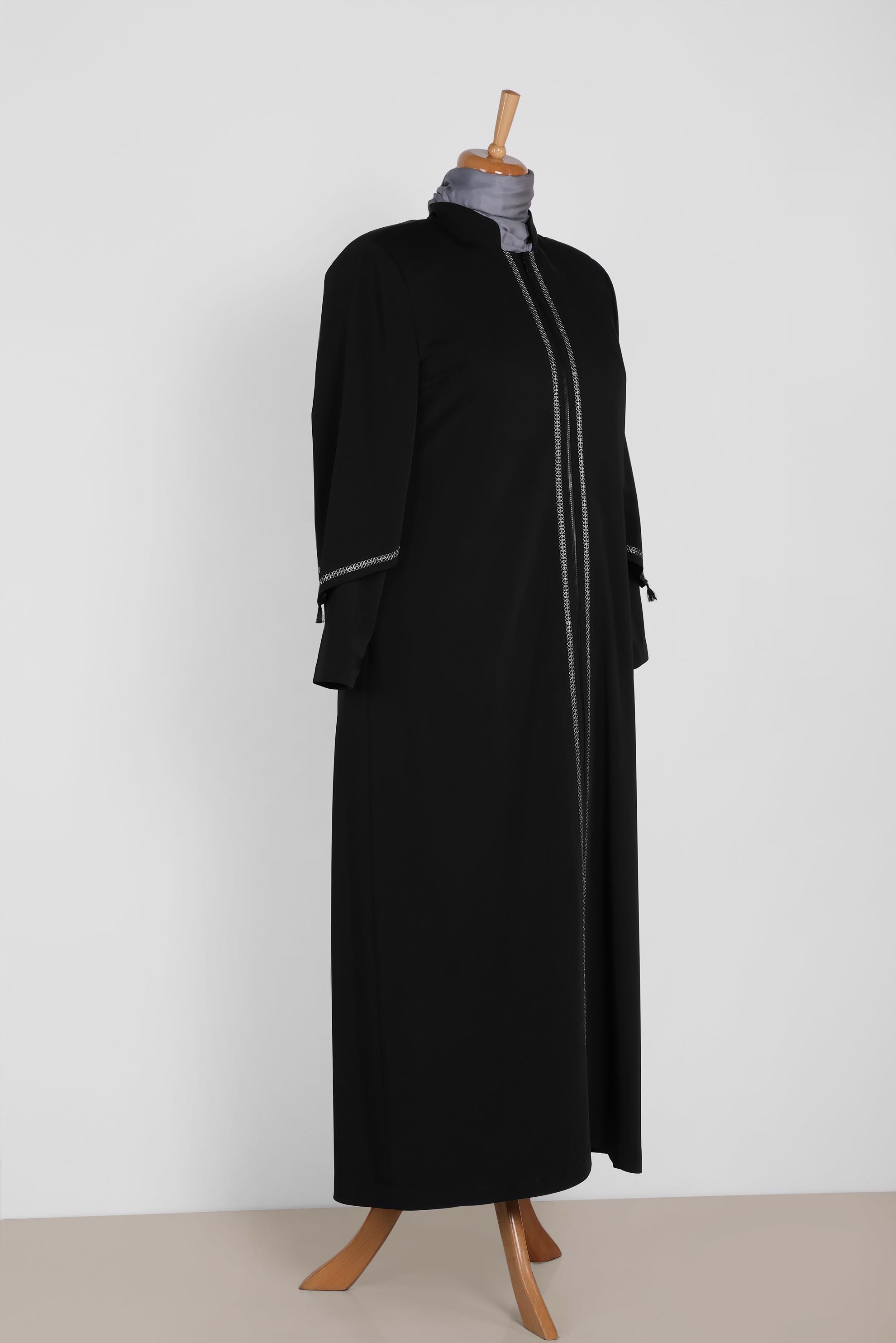 Vêtements hijab NOIR Pardessus 8317 