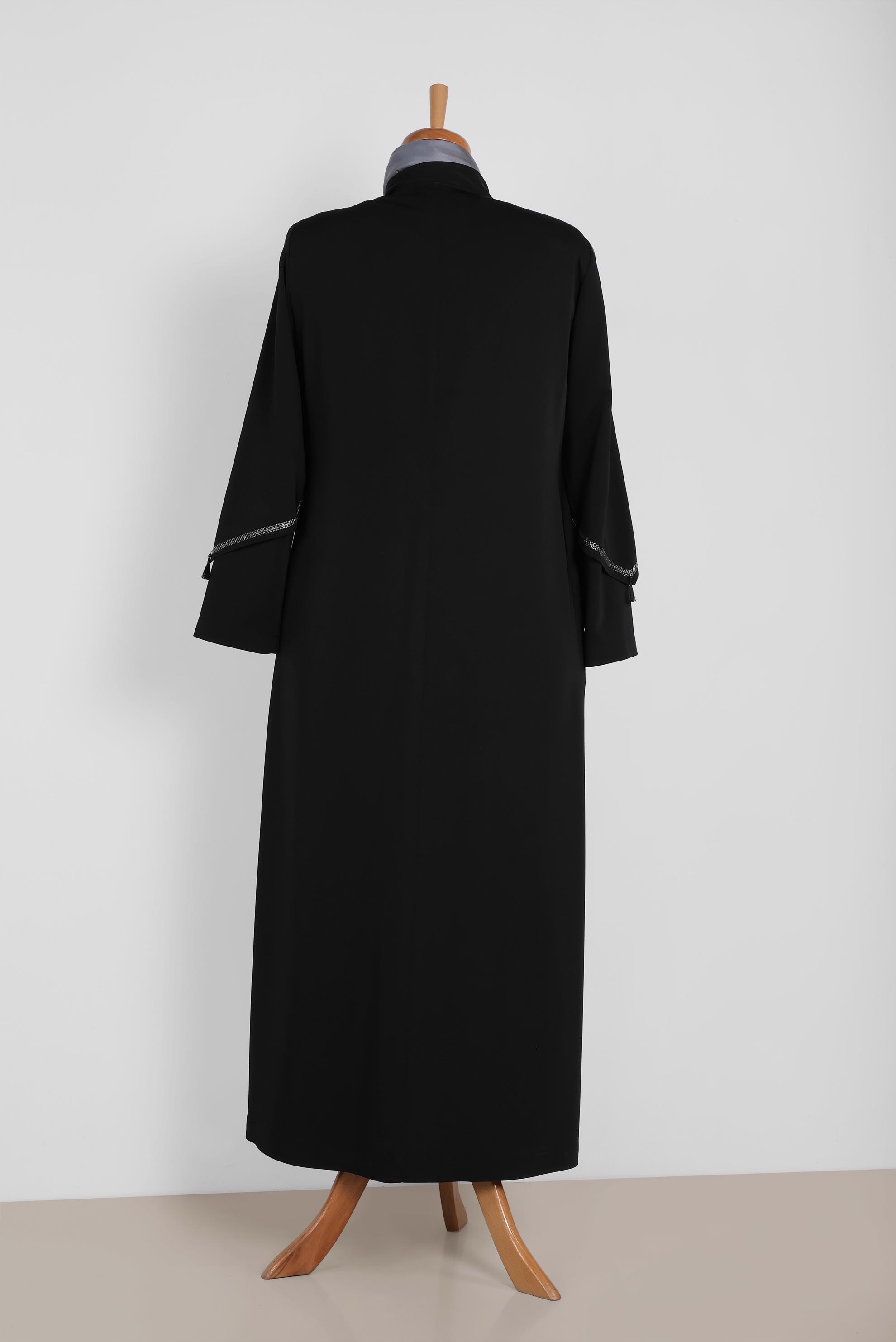 Vêtements hijab NOIR Pardessus 8317 