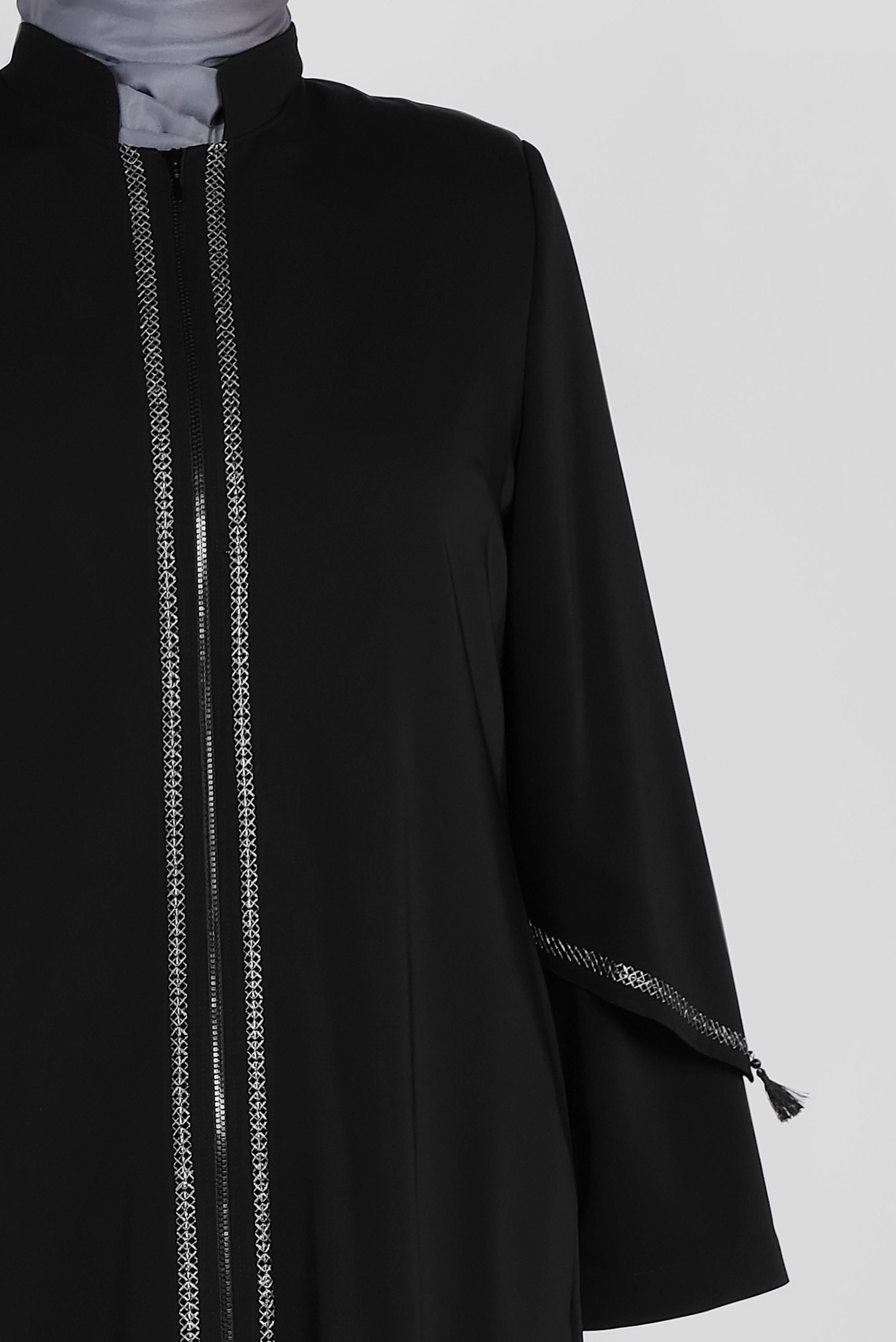 Vêtements hijab NOIR Pardessus 8317 