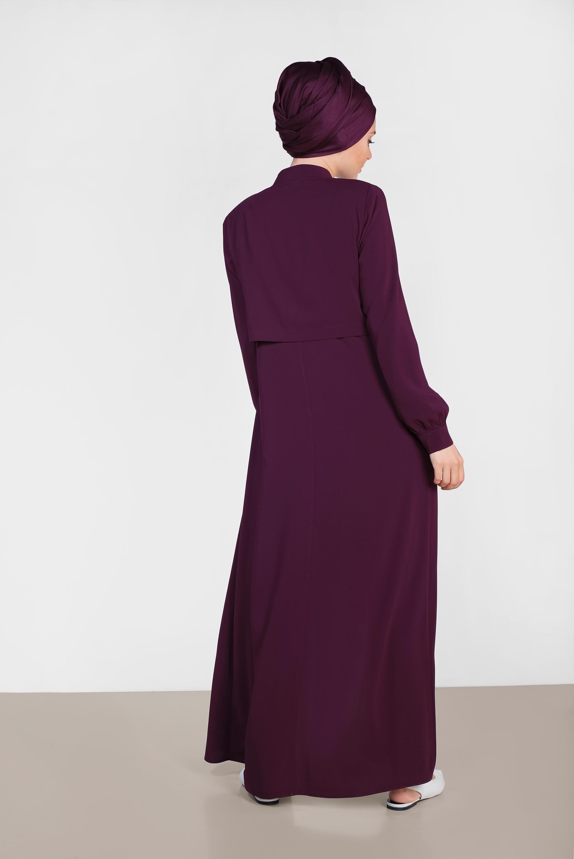 Hijab clothing DAMSON Zippered Abaya 8318 