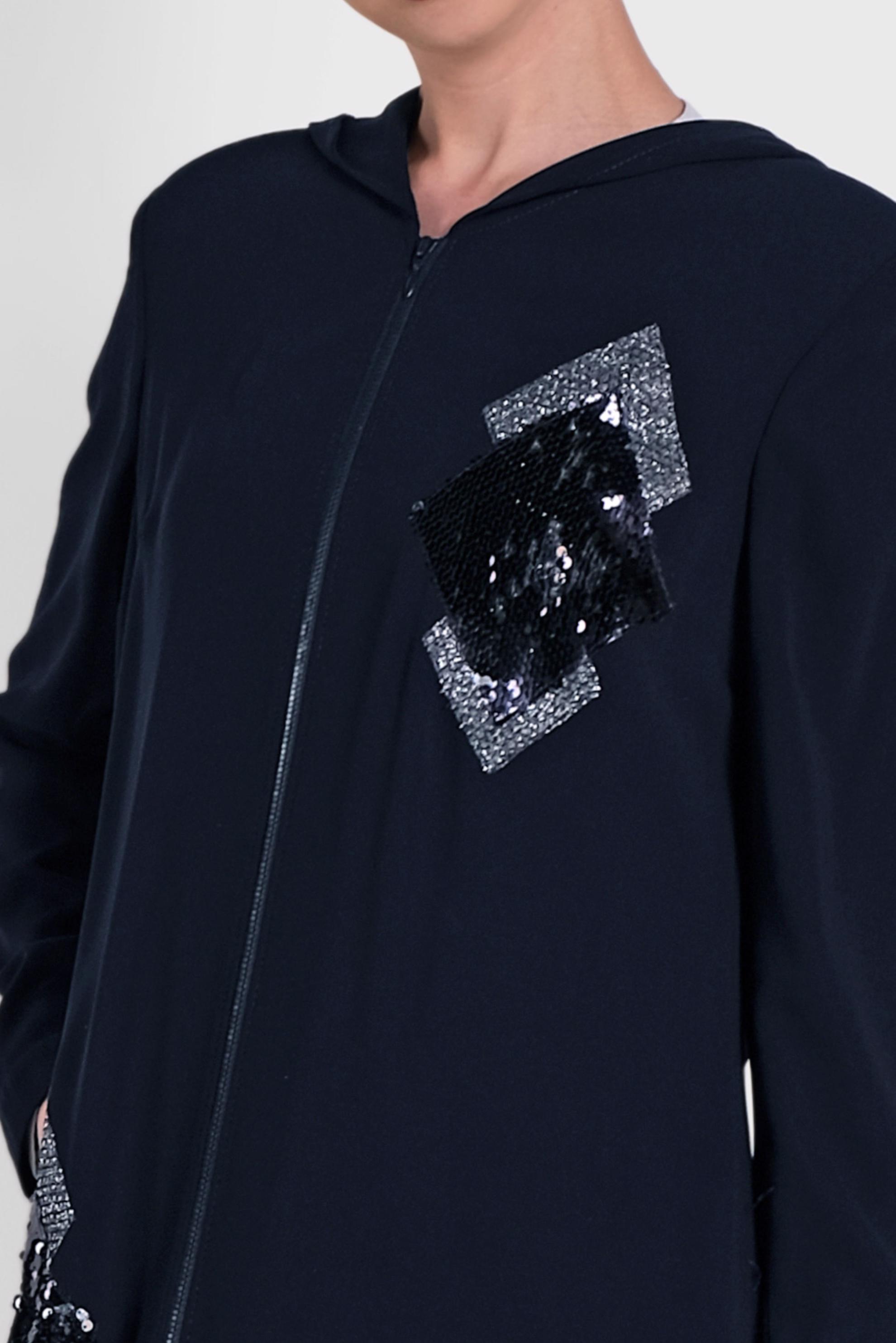 Tesettür giyim LACİVERT PUL PAYET SİM DETAYLI FERMUARLI FERACE 8323 