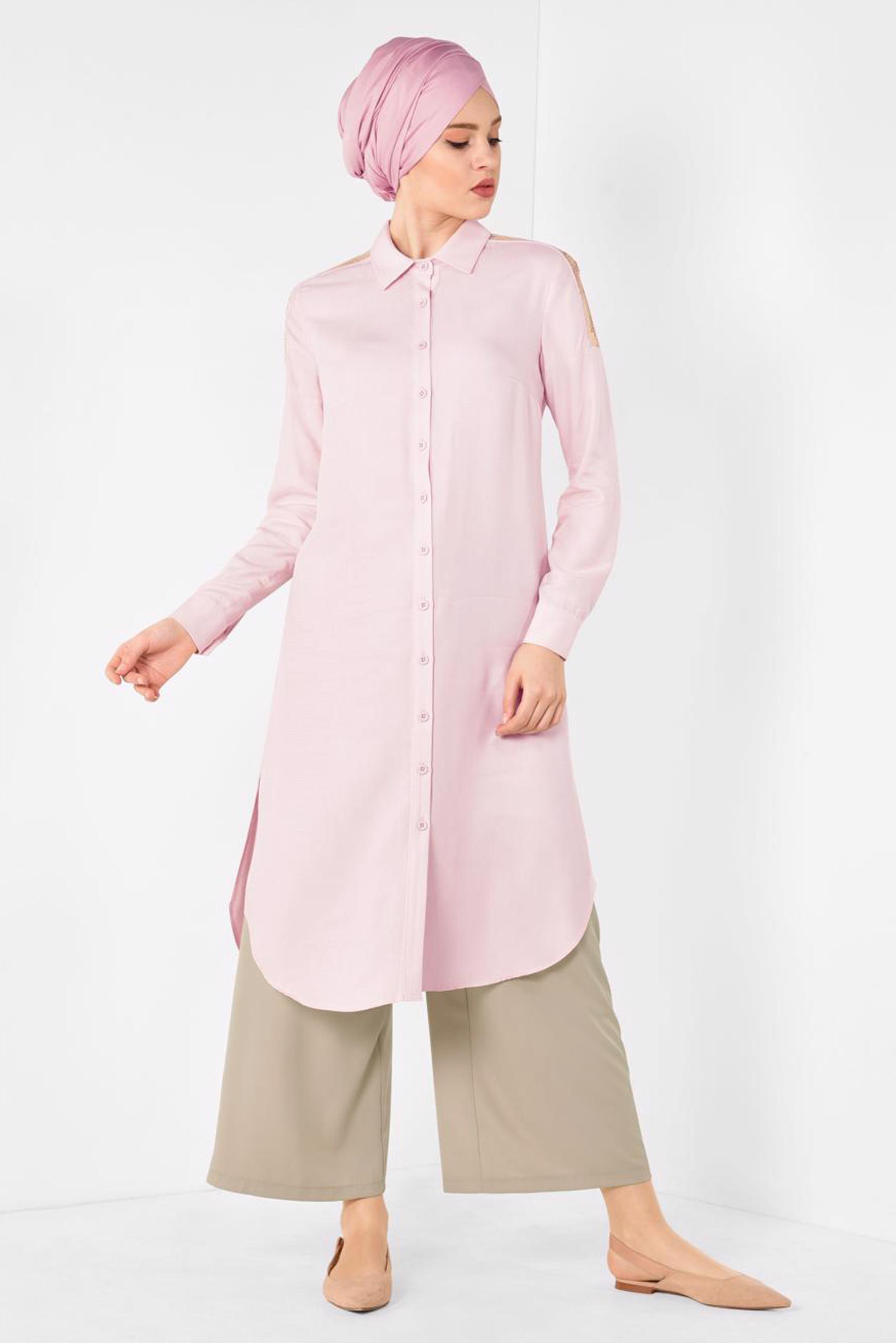 Tesettür giyim BEJ 7368 SARAH PANTOLON 38/46 TEK40