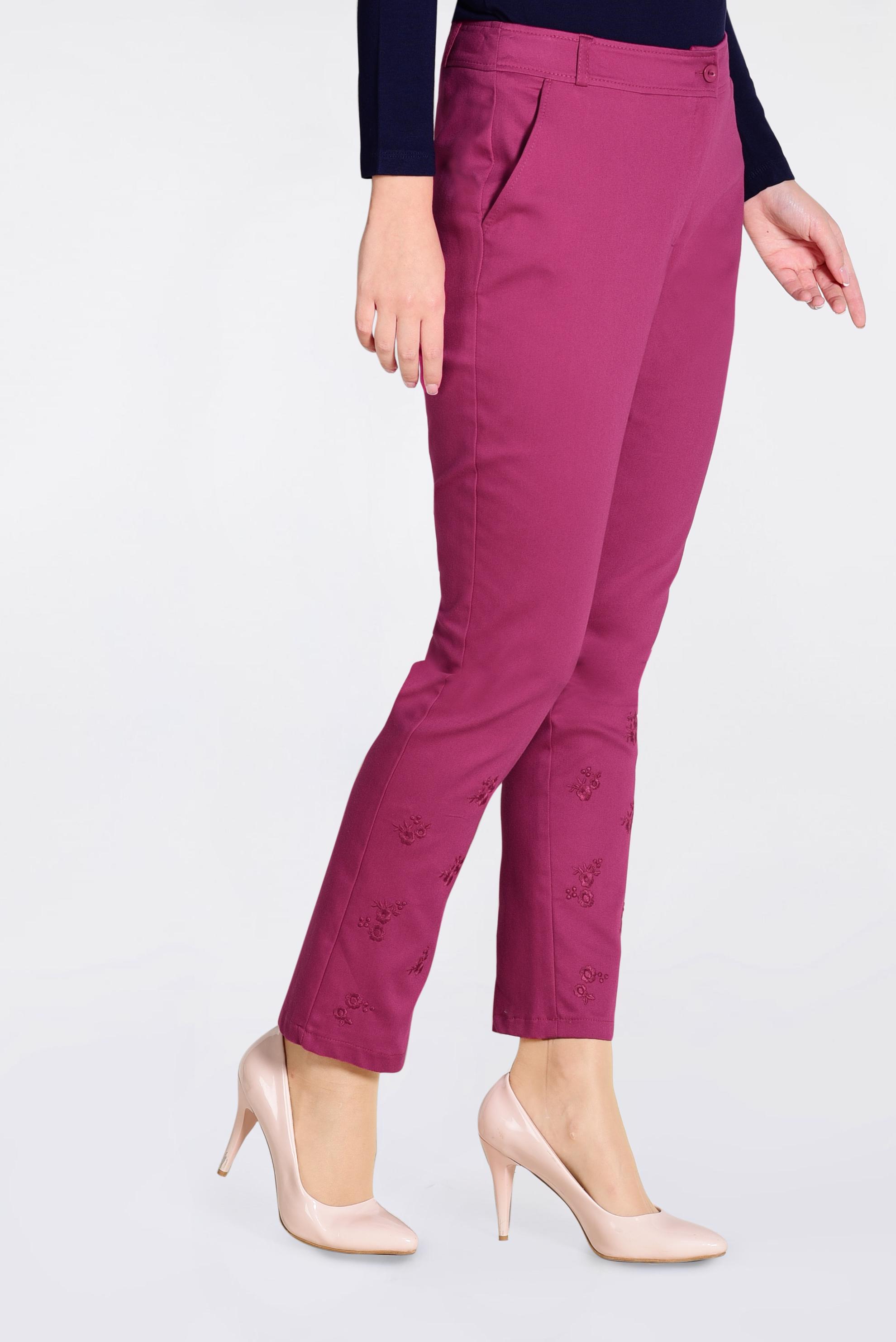 Hijab clothing FUCHSIA Trotter Embroidered Pants 7376 