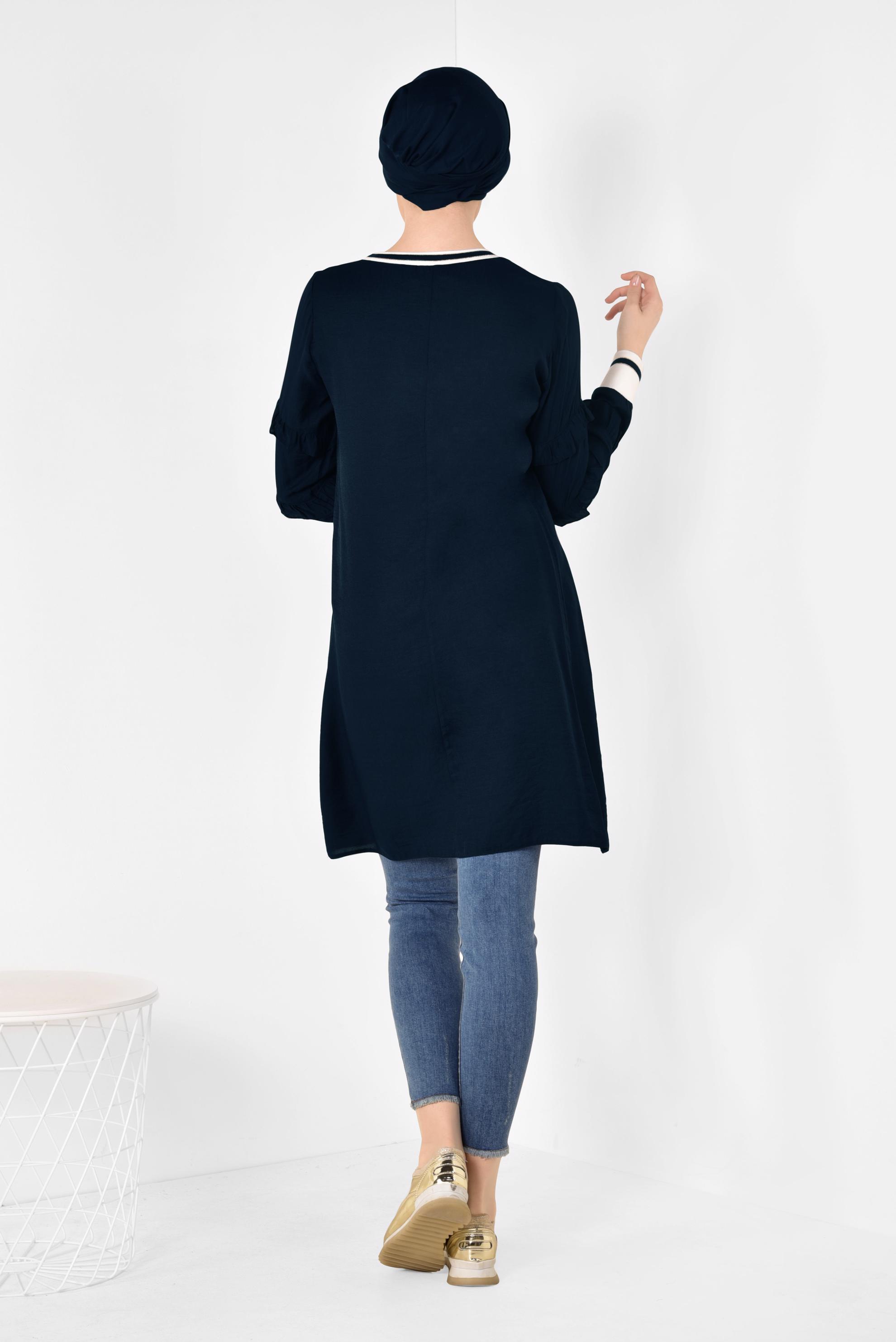 Vêtements hijab BLEU Pantalon 7509 