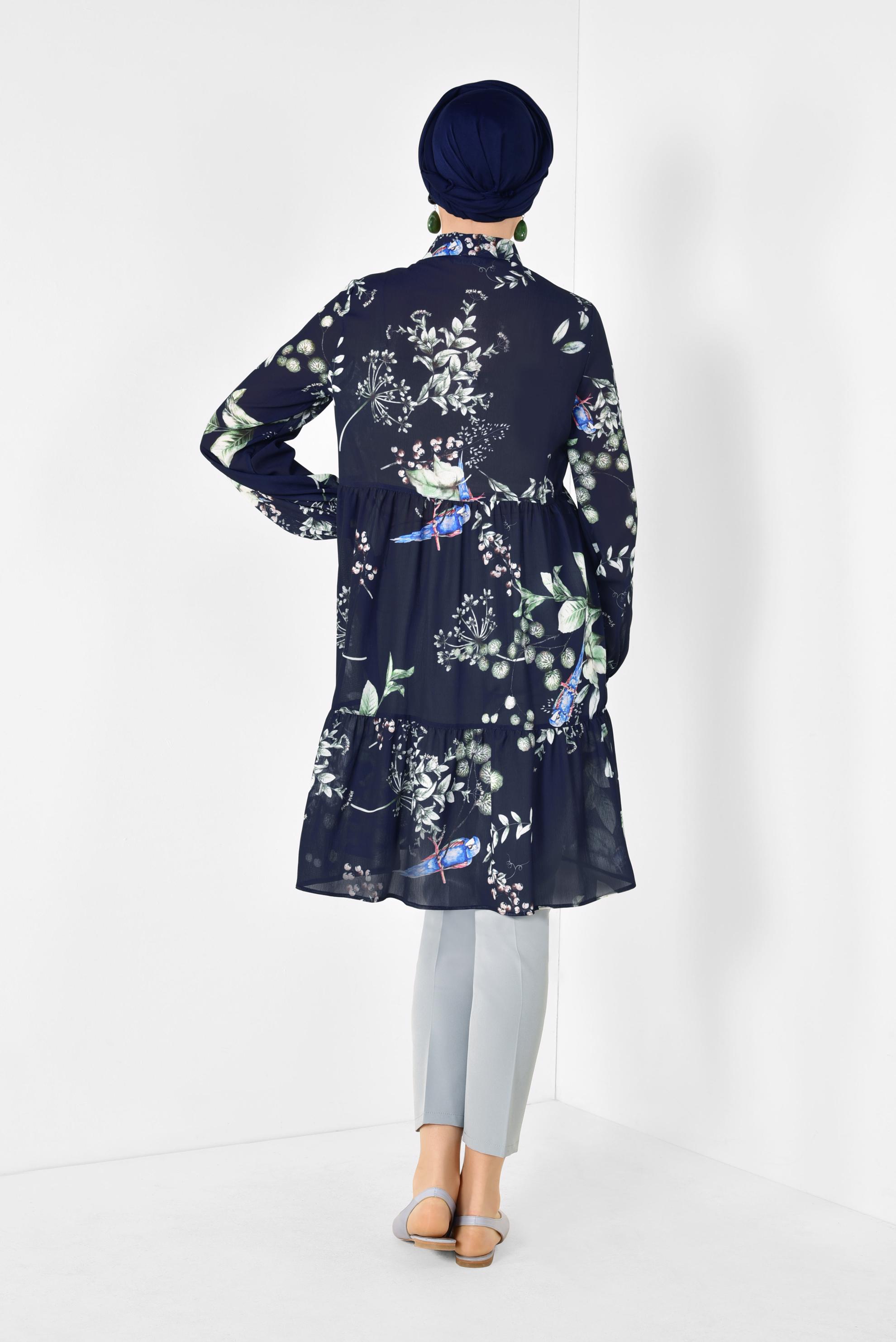 Tesettür giyim GRİ CEPLİ KLASİK PANTOLON 7521