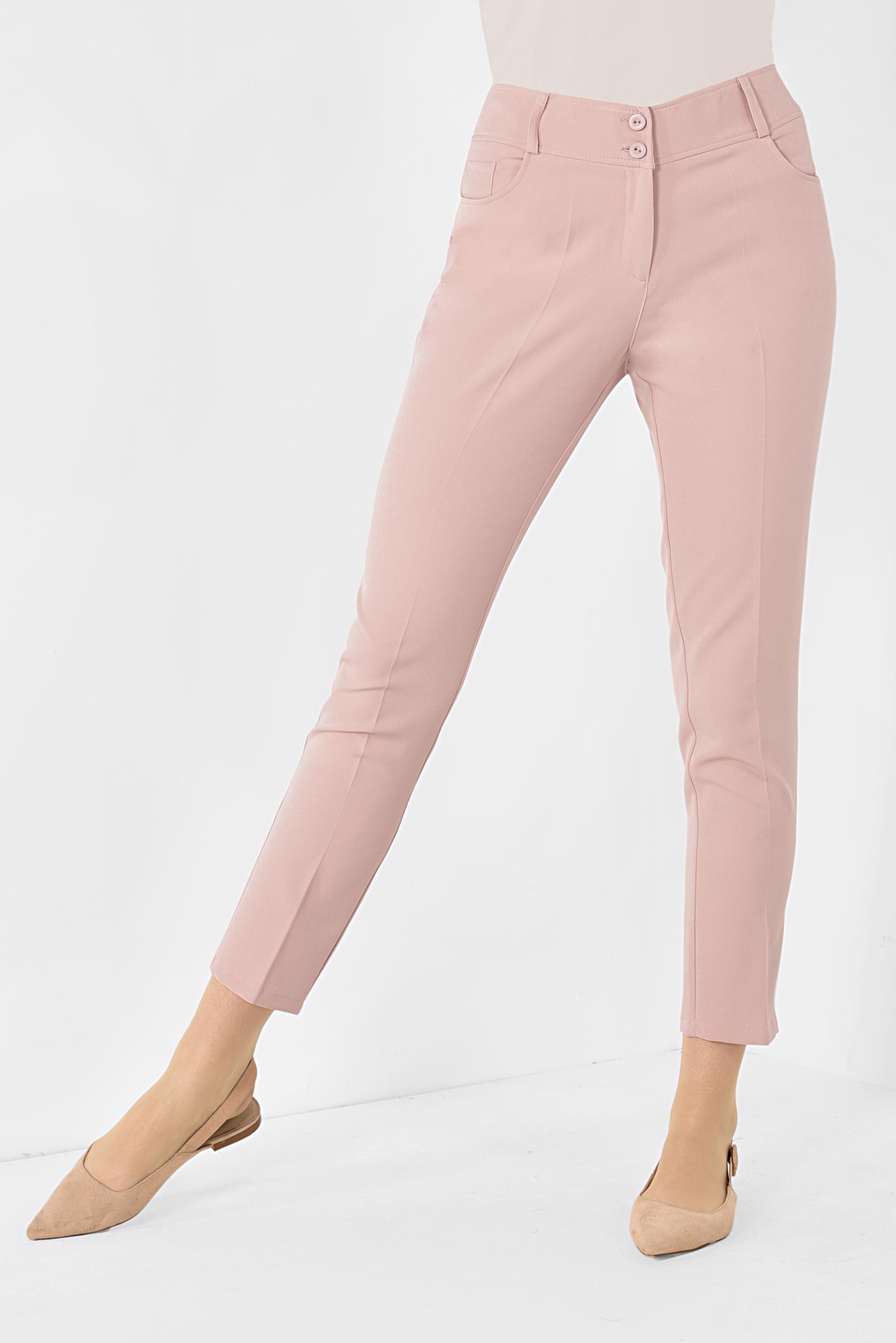 Tesettür giyim PUDRA CEPLİ KLASİK PANTOLON 7521