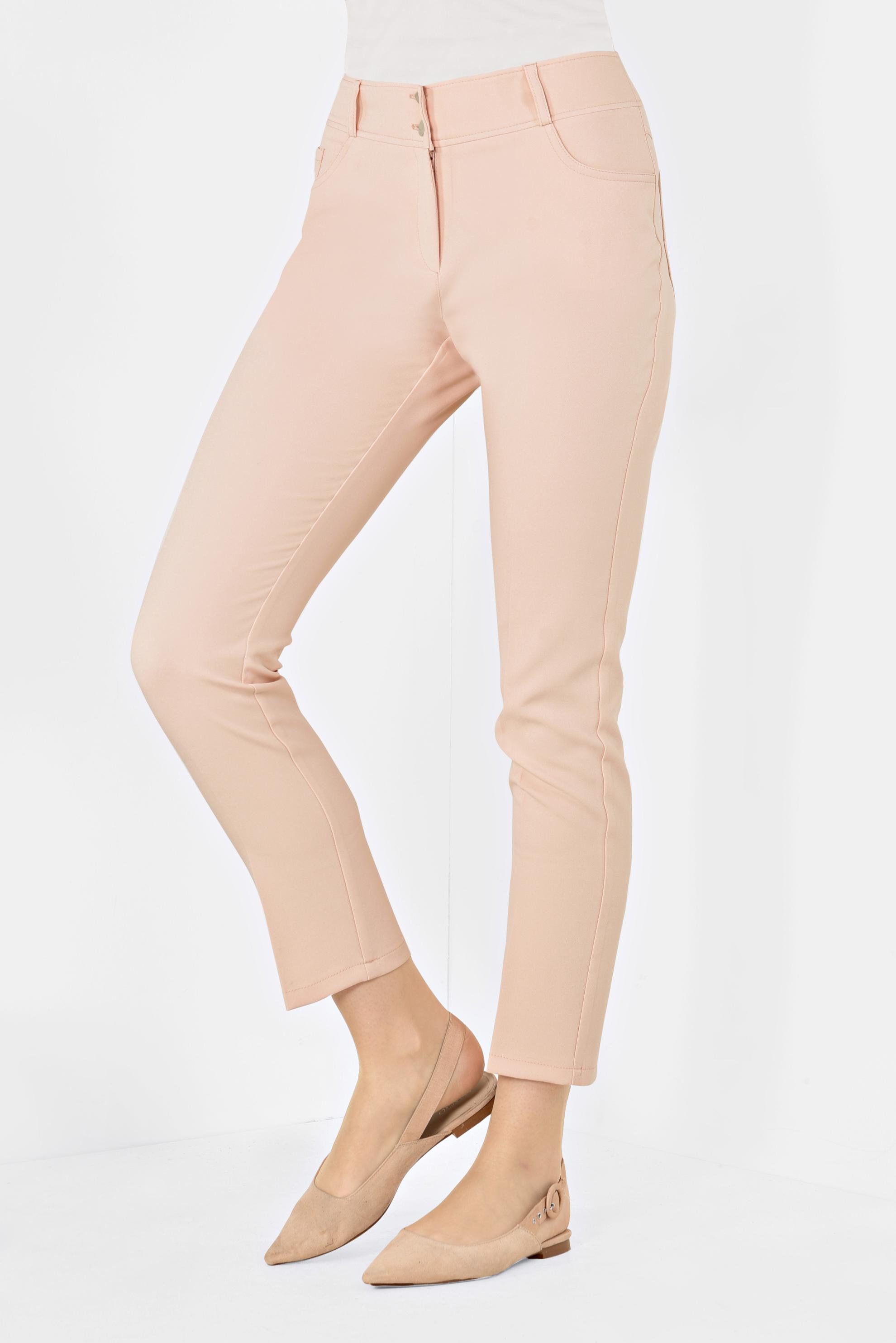 Tesettür giyim PUDRA DAR PAÇA KLASİK PANTOLON 7527 