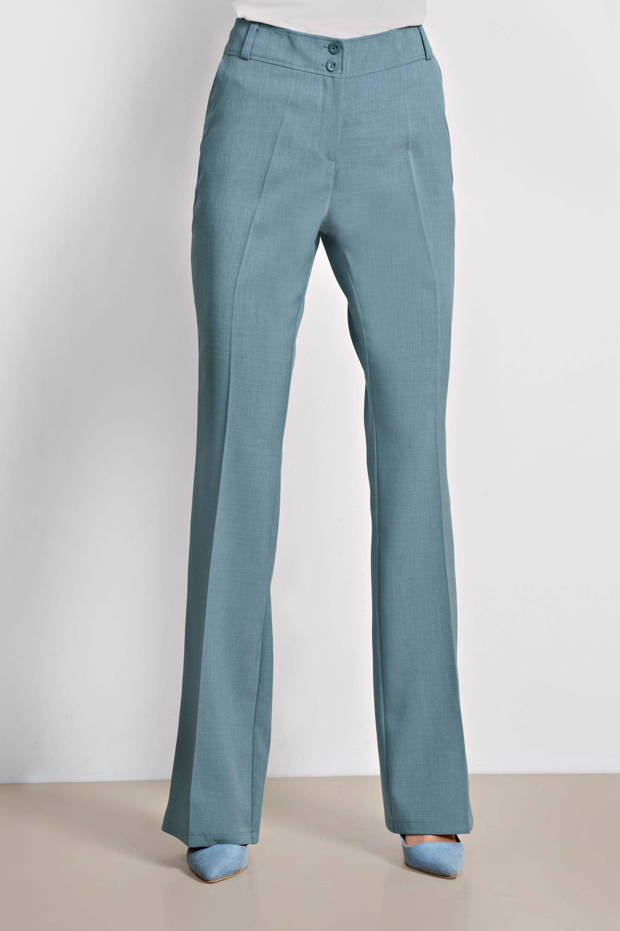 Tesettür giyim MAVİ BOL PAÇA CEPLİ PANTOLON 7538