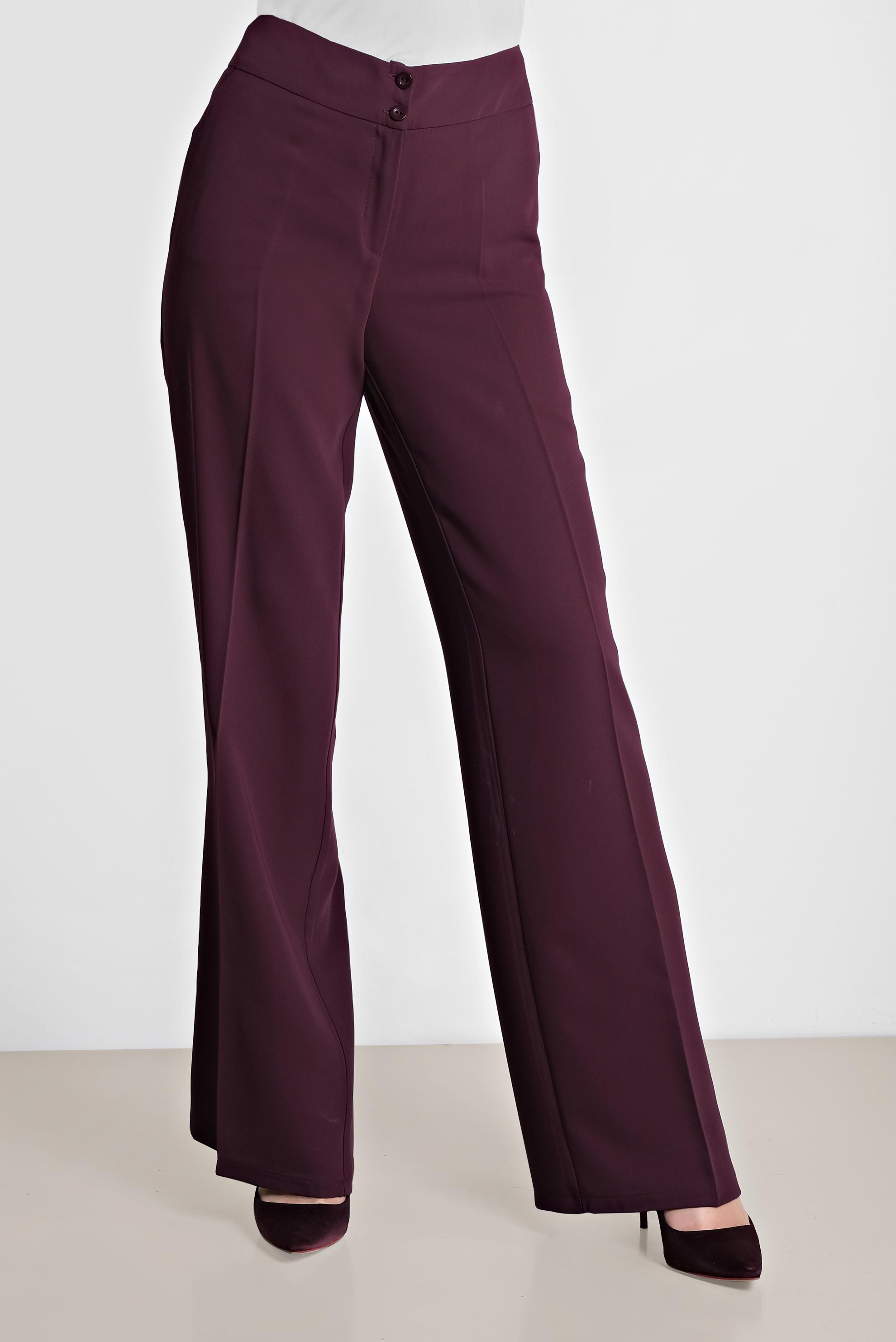 Tesettür giyim MOR ARA BEL BOL PAÇA PANTOLON 7547