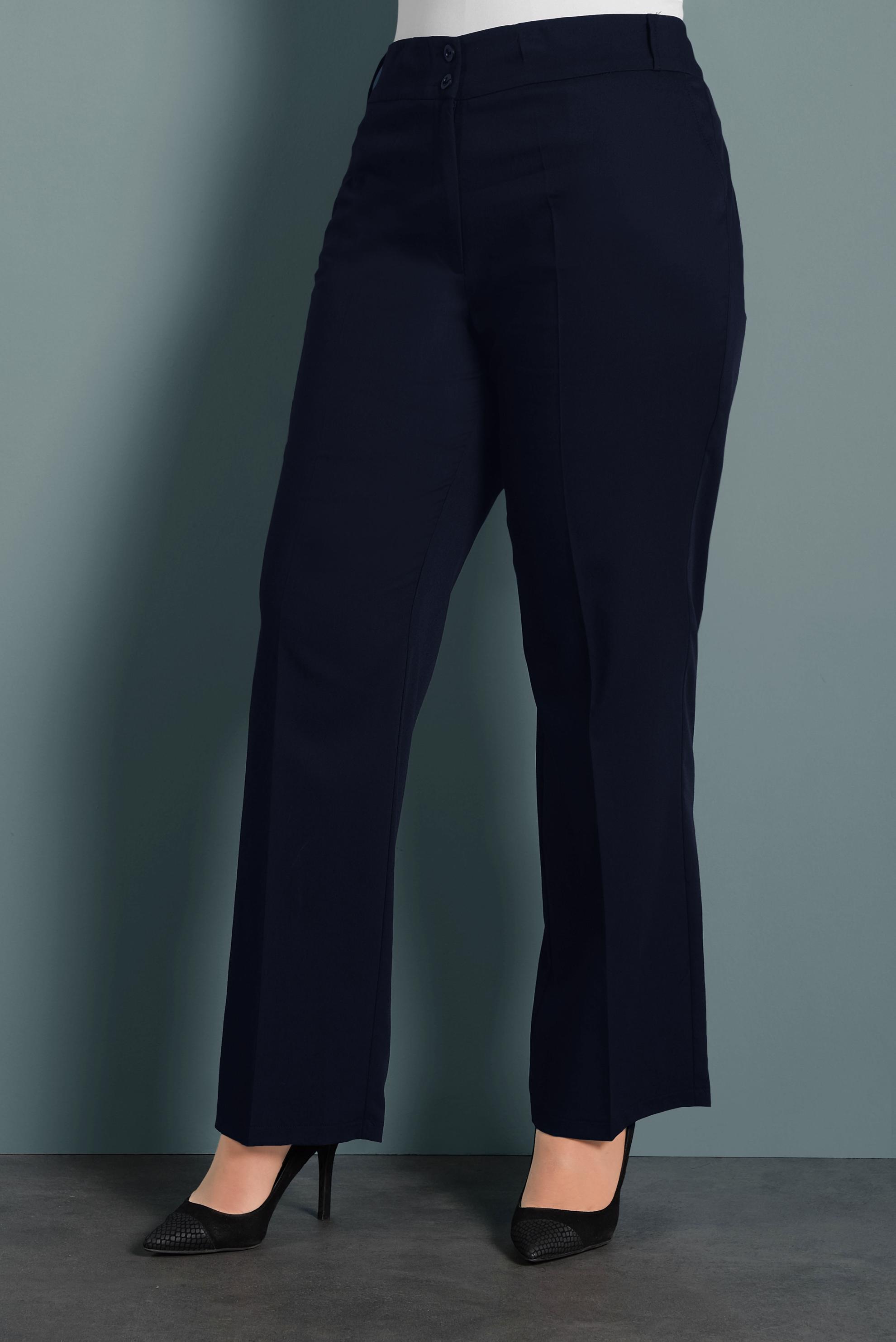Vêtements hijab BLEU MARINE PANTALON TAILLE HAUTE 7549