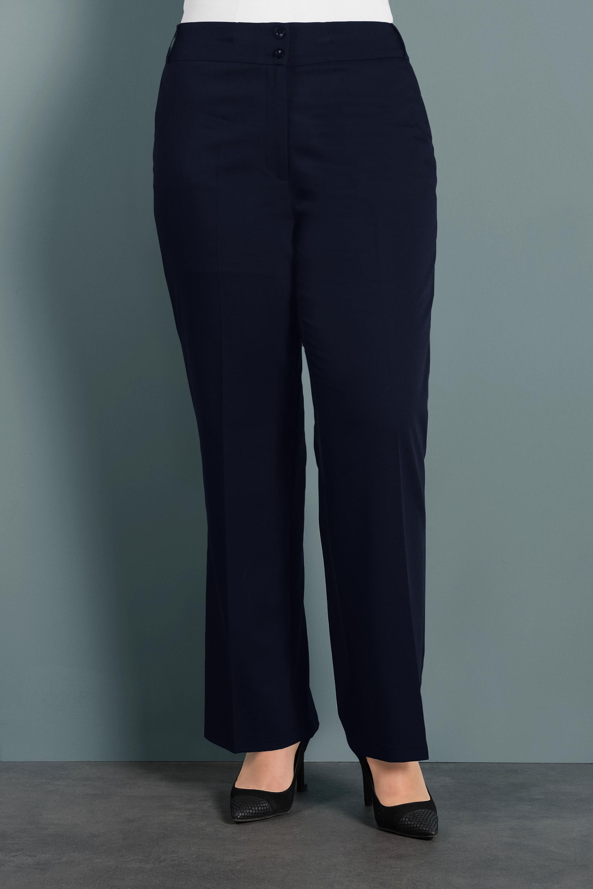 Vêtements hijab BLEU MARINE PANTALON TAILLE HAUTE 7549