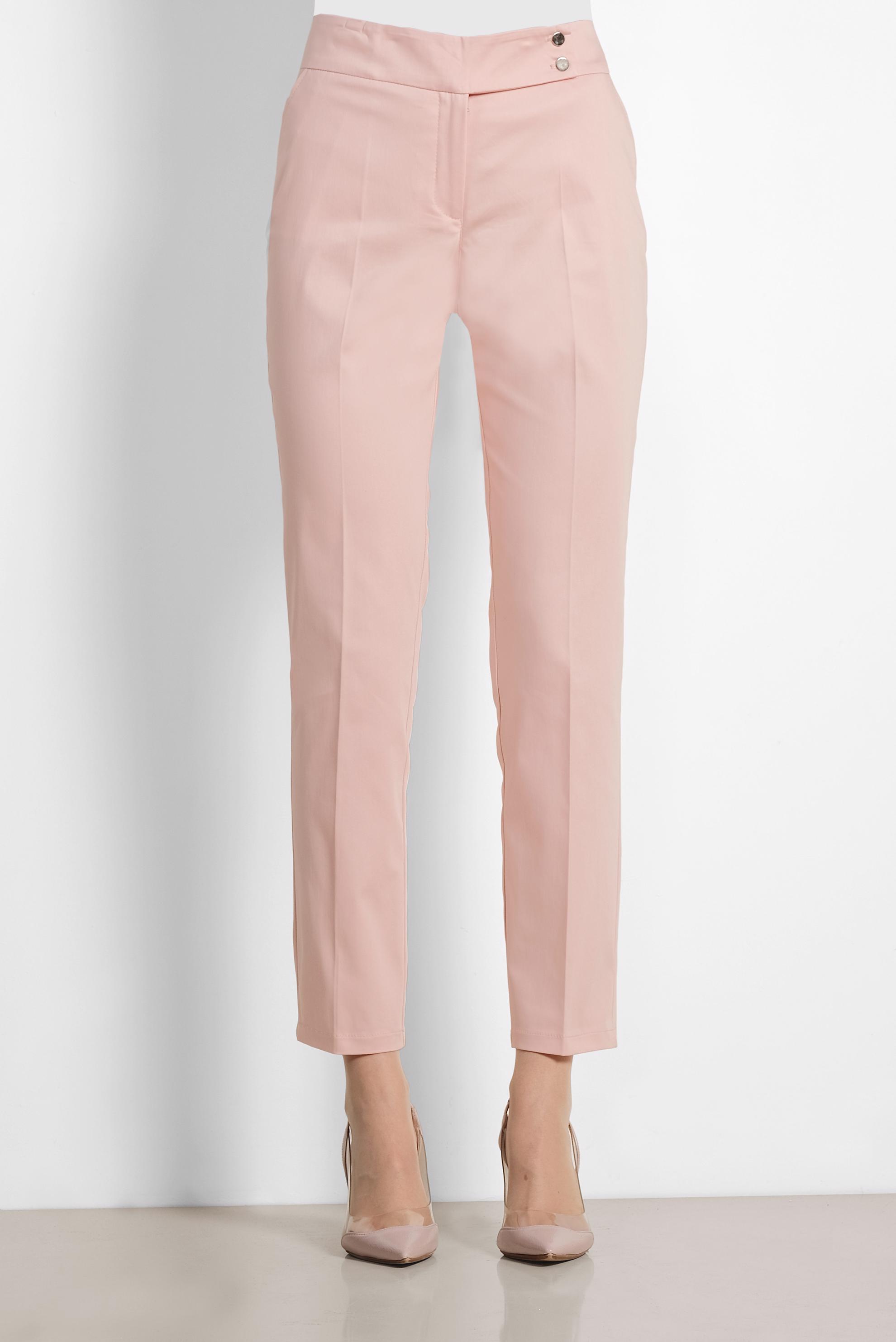 Tesettür giyim PUDRA ARA BEL PAMUKLU KUMAŞ PANTOLON 7552