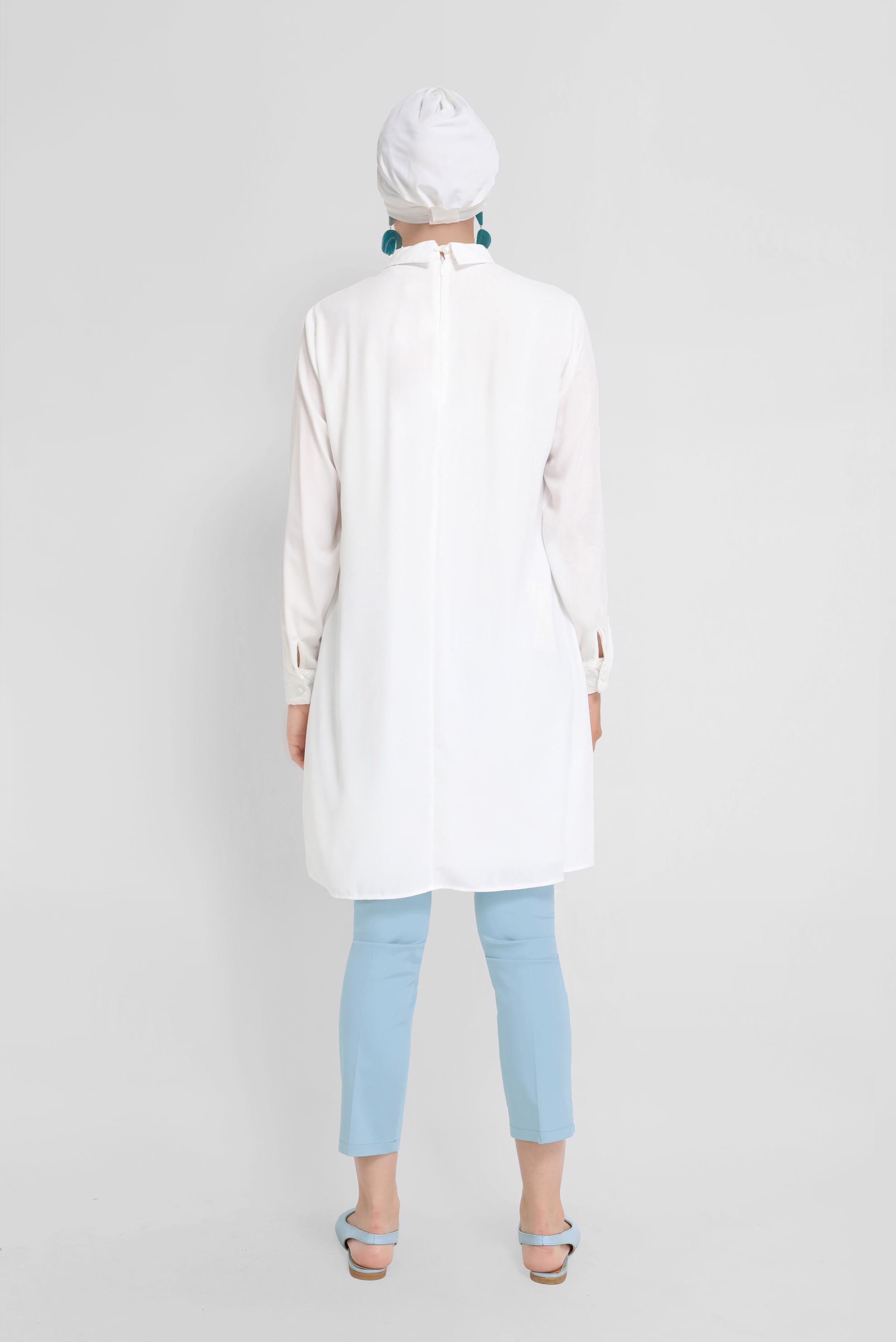 Tesettür giyim MAVİ 7552 20623 PANTOLON 38/46 TEK40