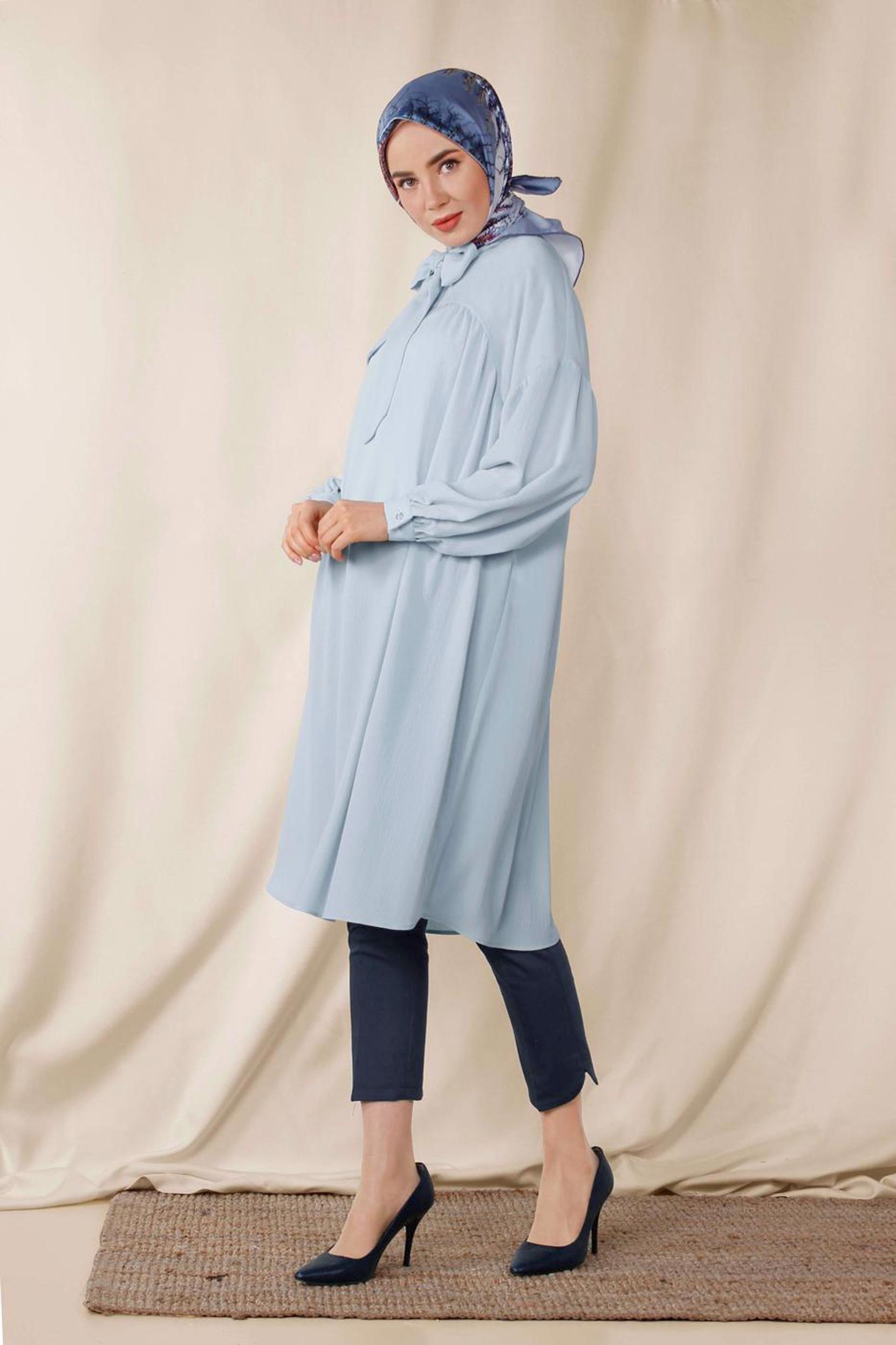 Vêtements hijab BLEU MARINE 7555 15666 PANTOLON 36/44 TEK40