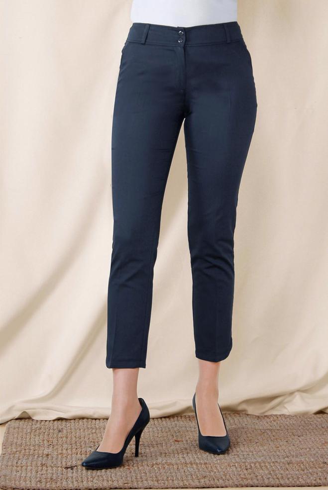 Vêtements hijab BLEU MARINE 7555 15666 PANTOLON 36/44 TEK40 - ALVİNA