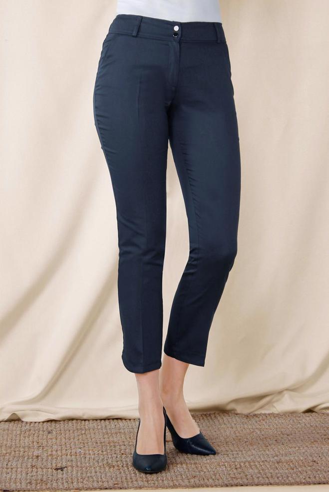 Vêtements hijab BLEU MARINE 7555 15666 PANTOLON 36/44 TEK40 - ALVİNA