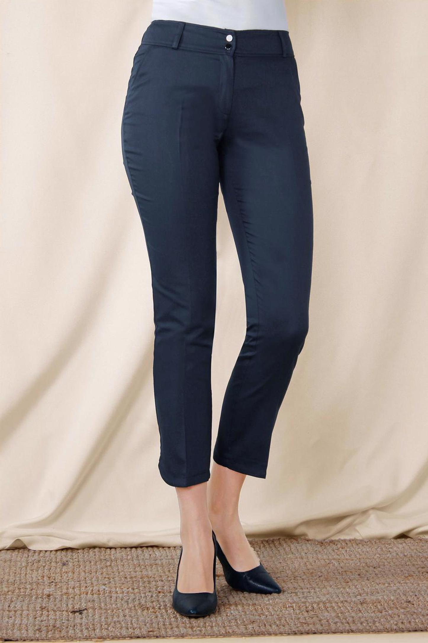 Vêtements hijab BLEU MARINE 7555 15666 PANTOLON 36/44 TEK40