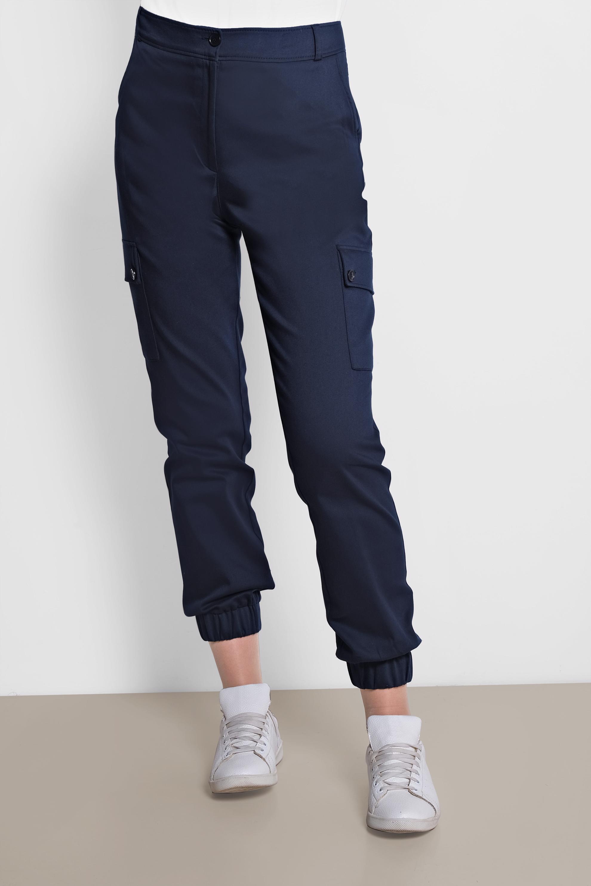 Tesettür giyim LACİVERT YANDAN CEPLİ KARGO PANTOLON 7572 