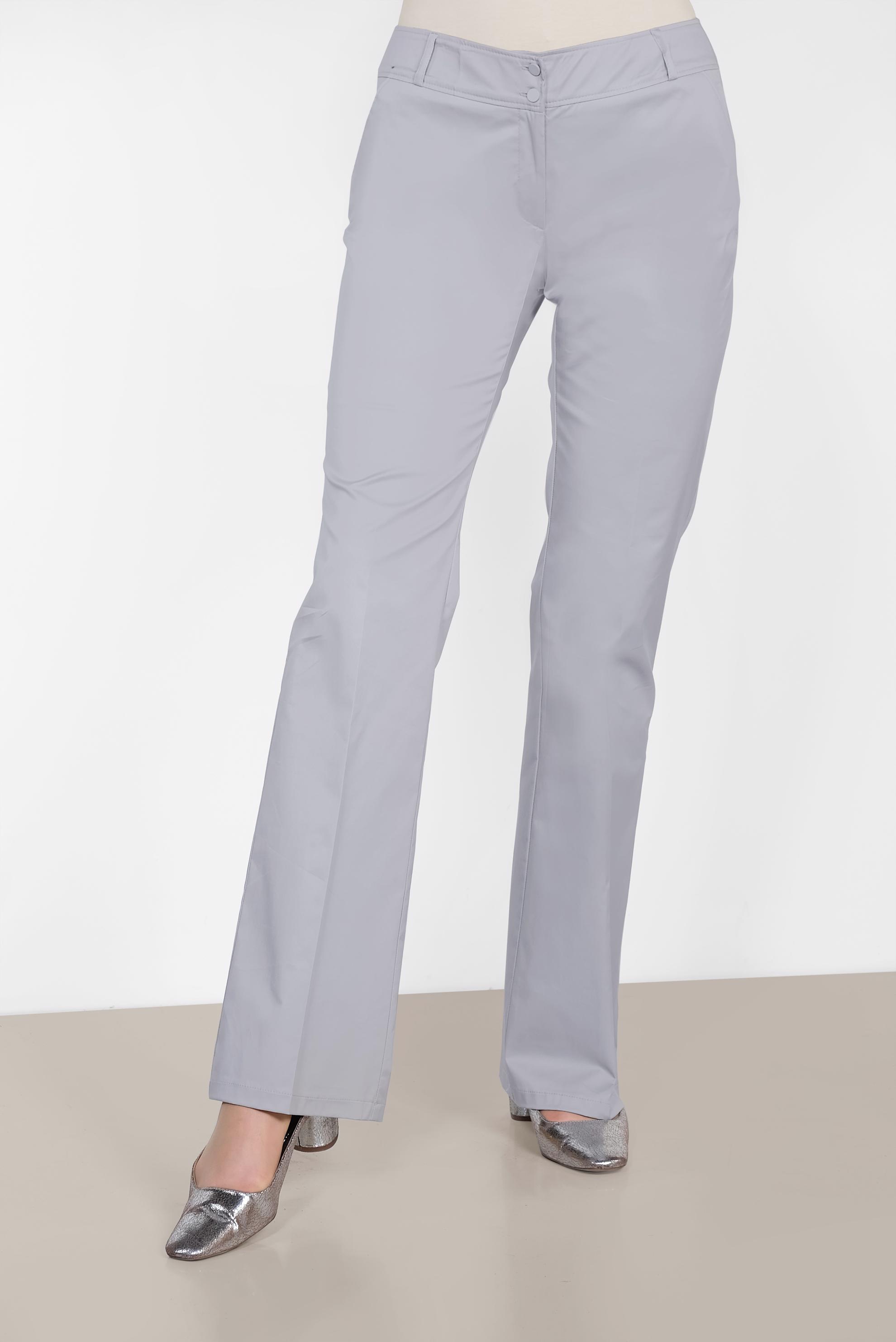 Tesettür giyim GRİ BOL PAÇA PAMUKLU PANTOLON 7576 