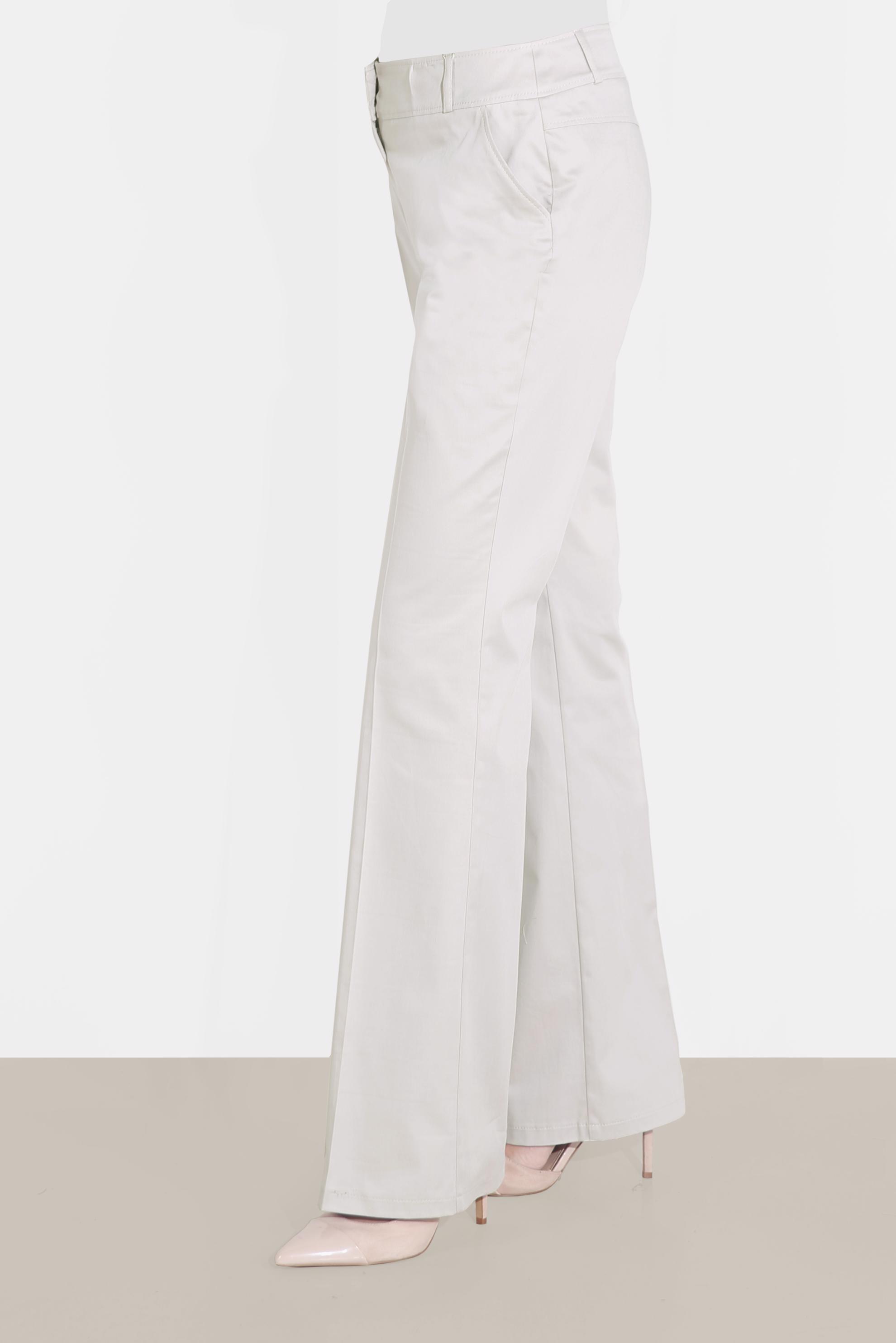 Tesettür giyim BEJ BOL PAÇA PAMUKLU PANTOLON 7576 