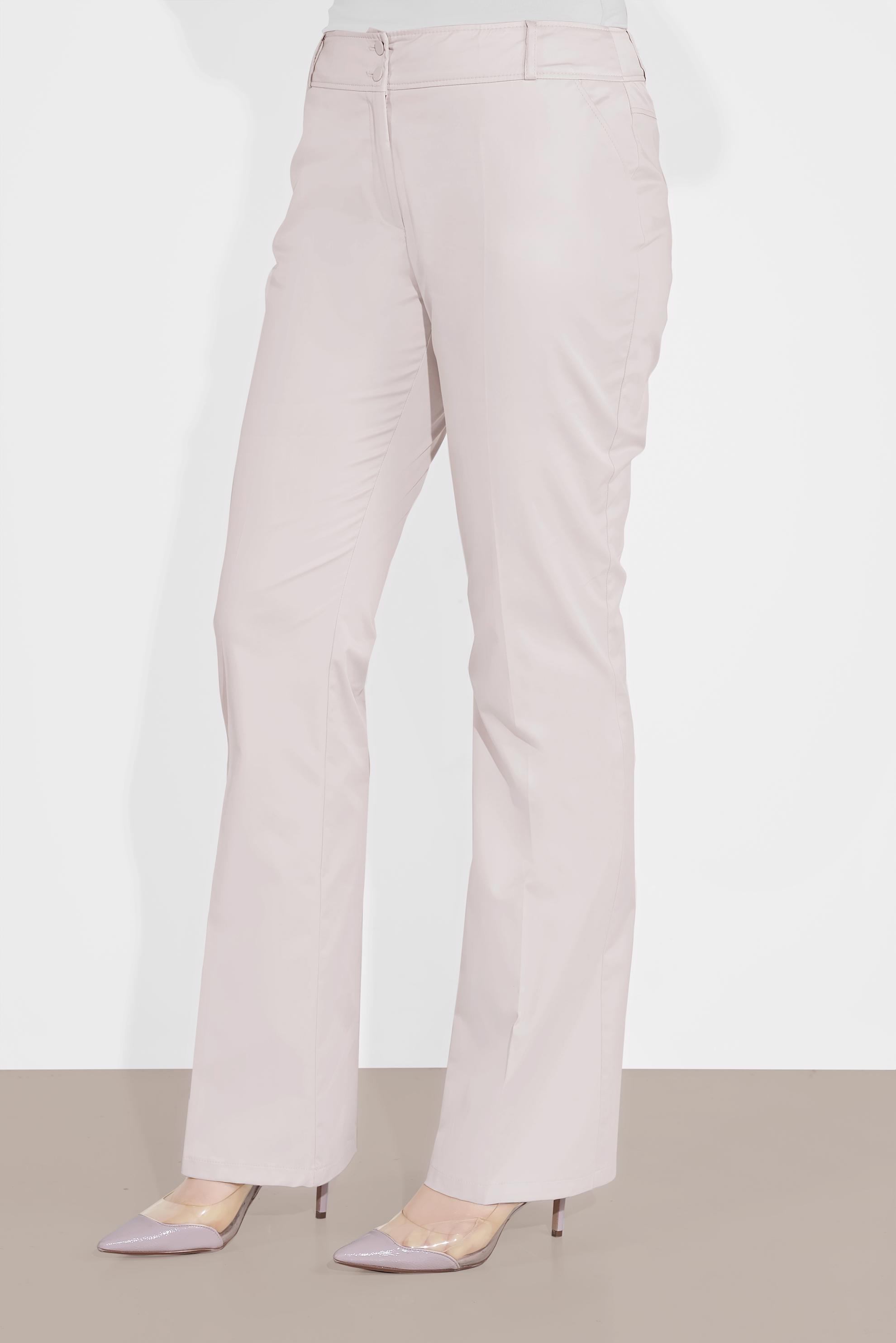 Tesettür giyim BEJ BOL PAÇA PAMUKLU PANTOLON 7576 