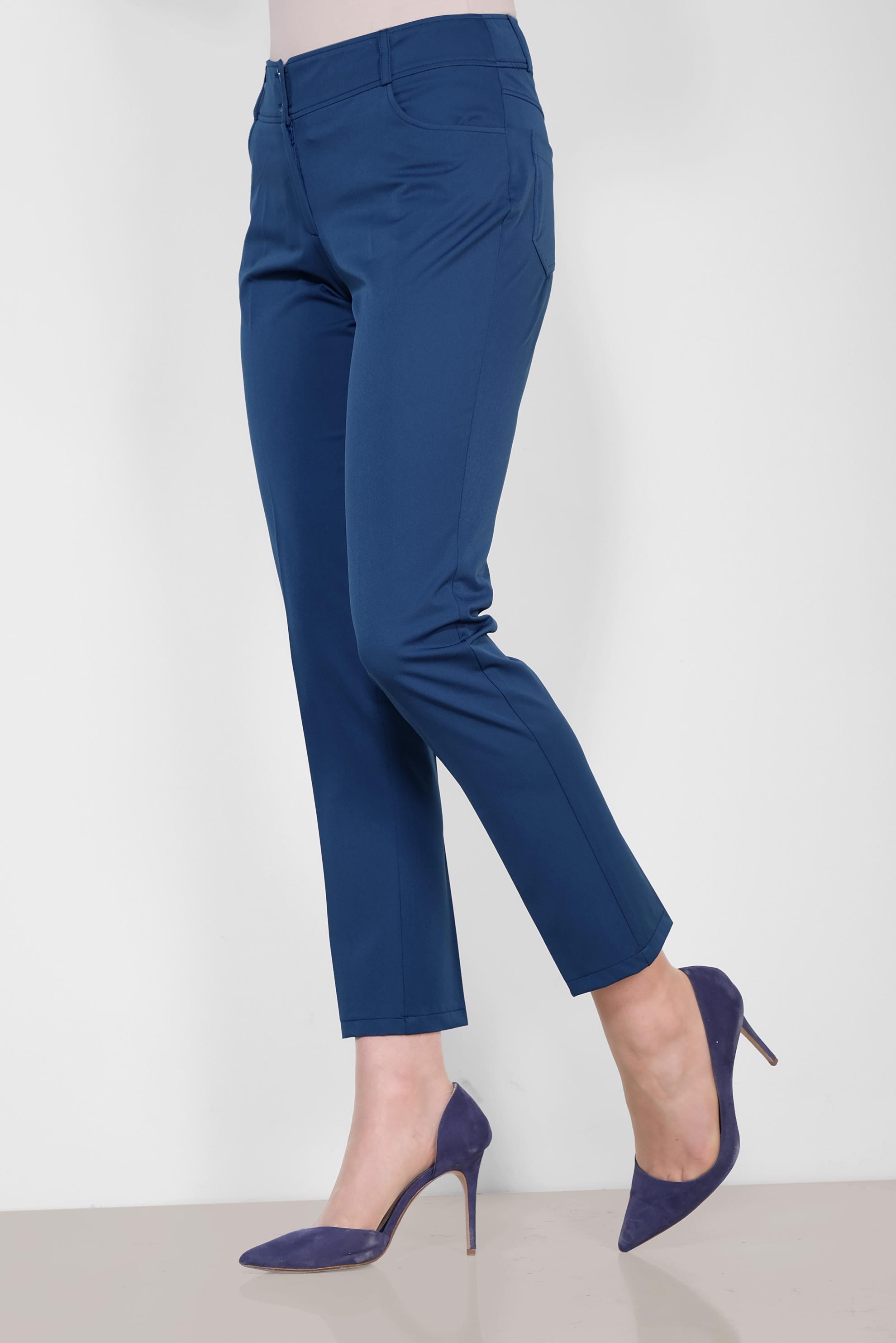 Tesettür giyim LACİVERT ARA BEL KUMAŞ PANTOLON 7577