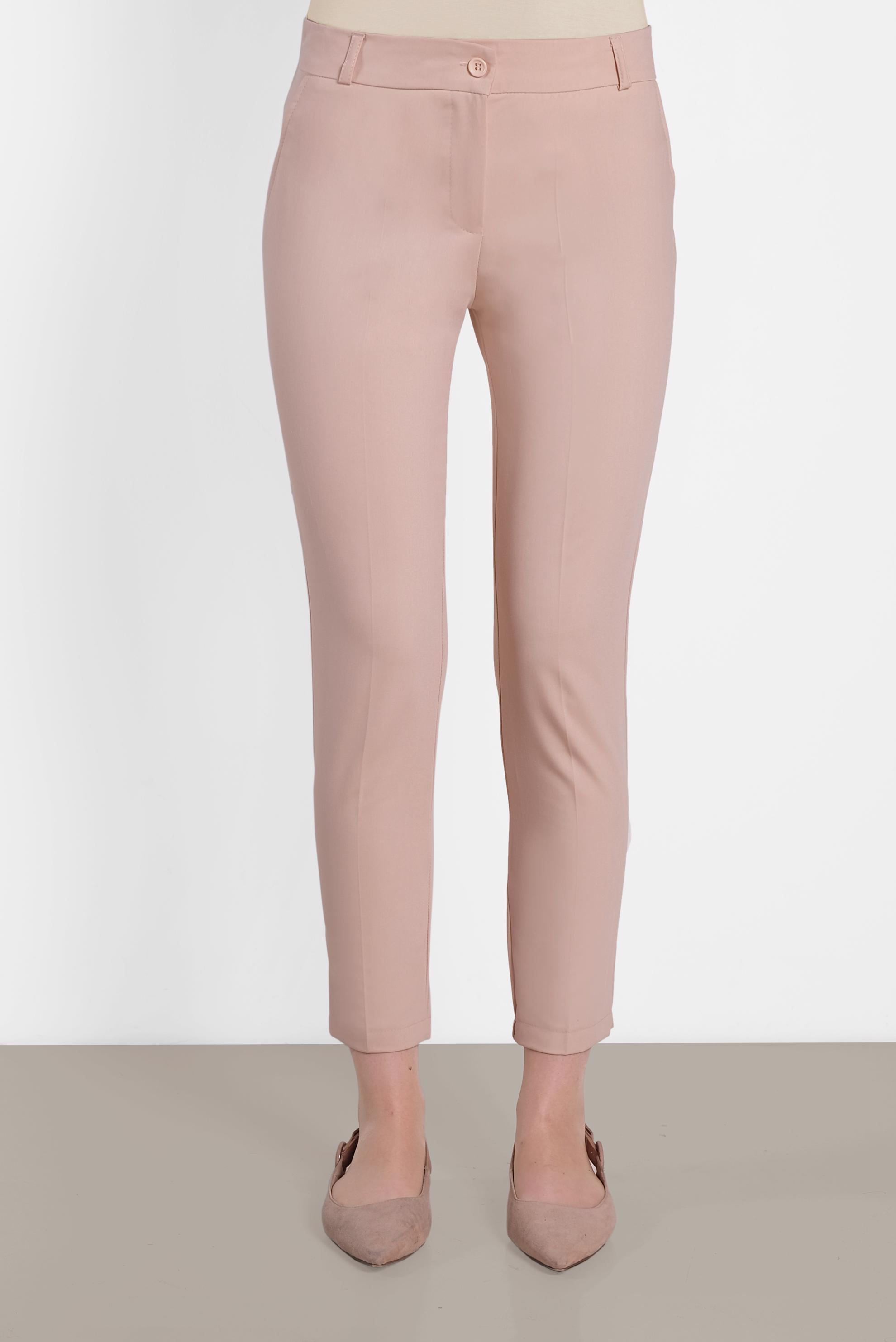 Tesettür giyim PUDRA ARA BEL DAR PAÇA PANTOLON 7589 