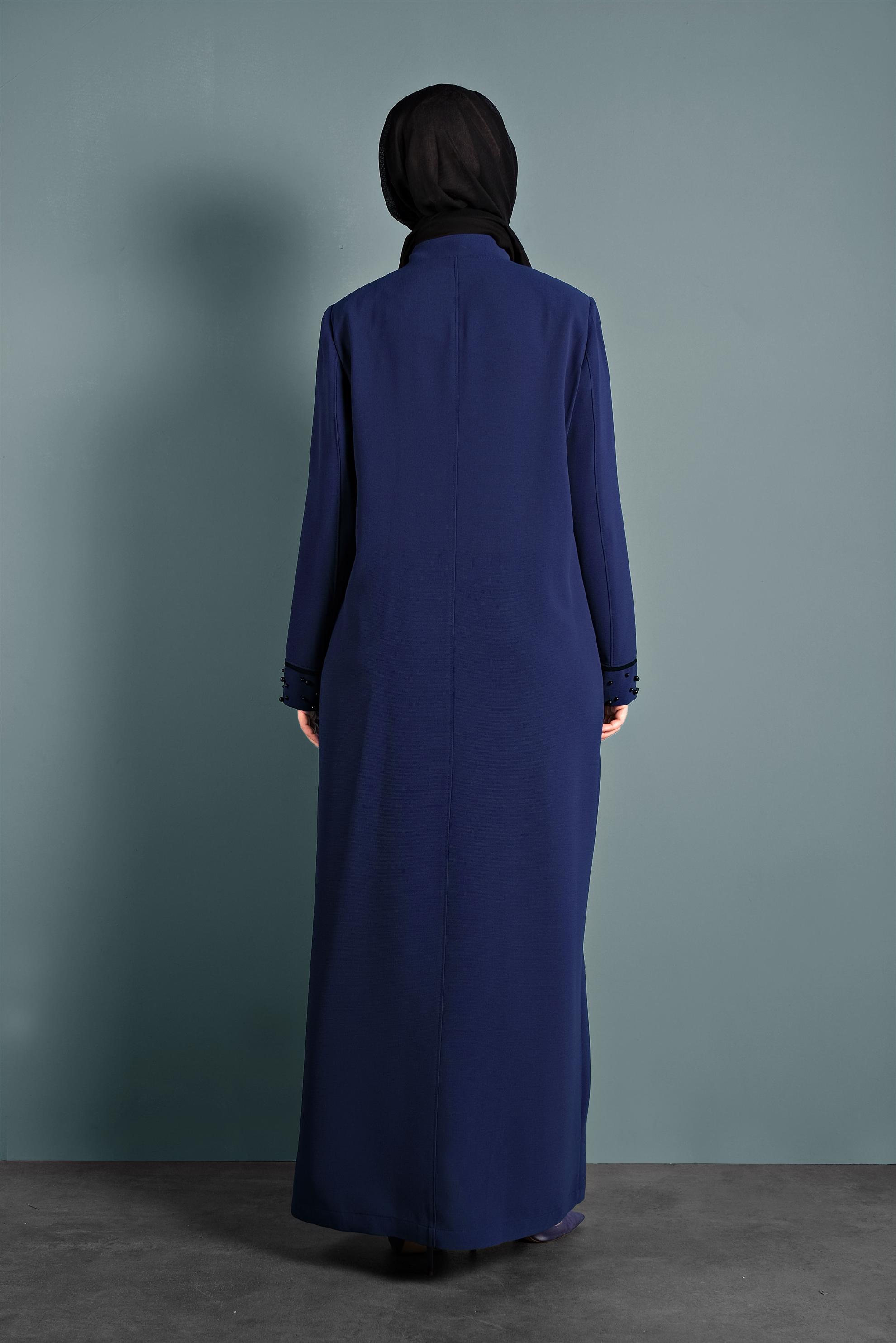 Hijab clothing NAVY BLUE 1290 ENİGMA PARDESÜ 44/52 TEK46