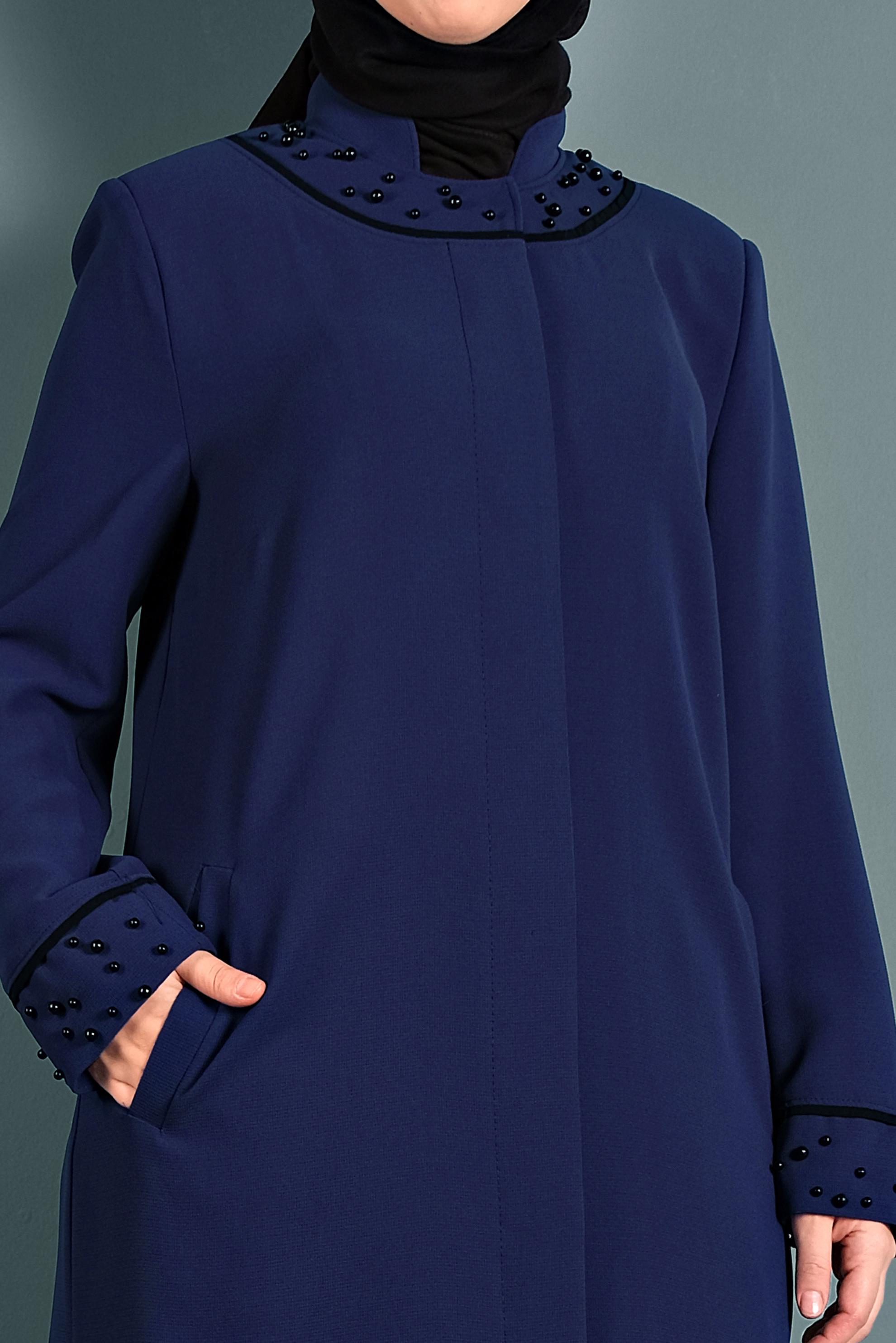 Hijab clothing NAVY BLUE 1290 ENİGMA PARDESÜ 44/52 TEK46