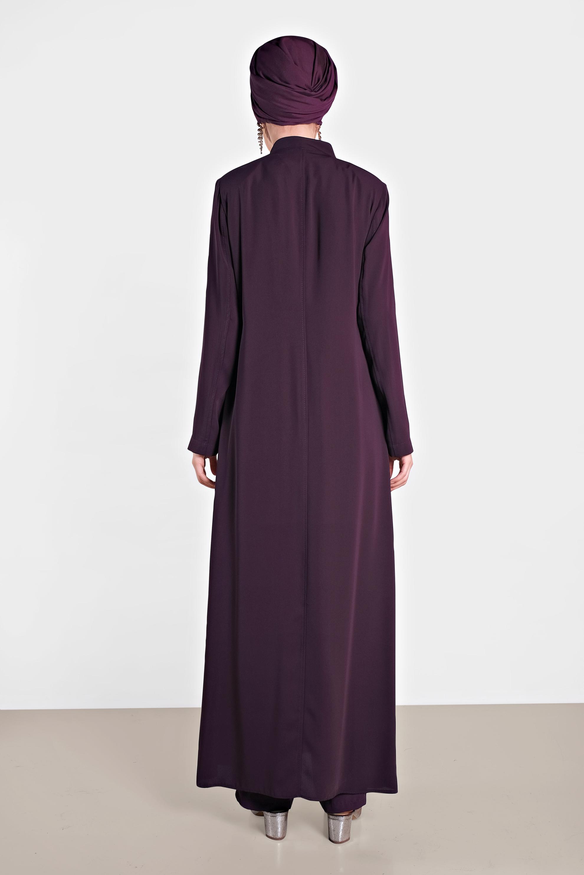 Hijab clothing DAMSON INVISIBLE BUTTONED TOPCOAT WITH POCKET DETAIL 1461