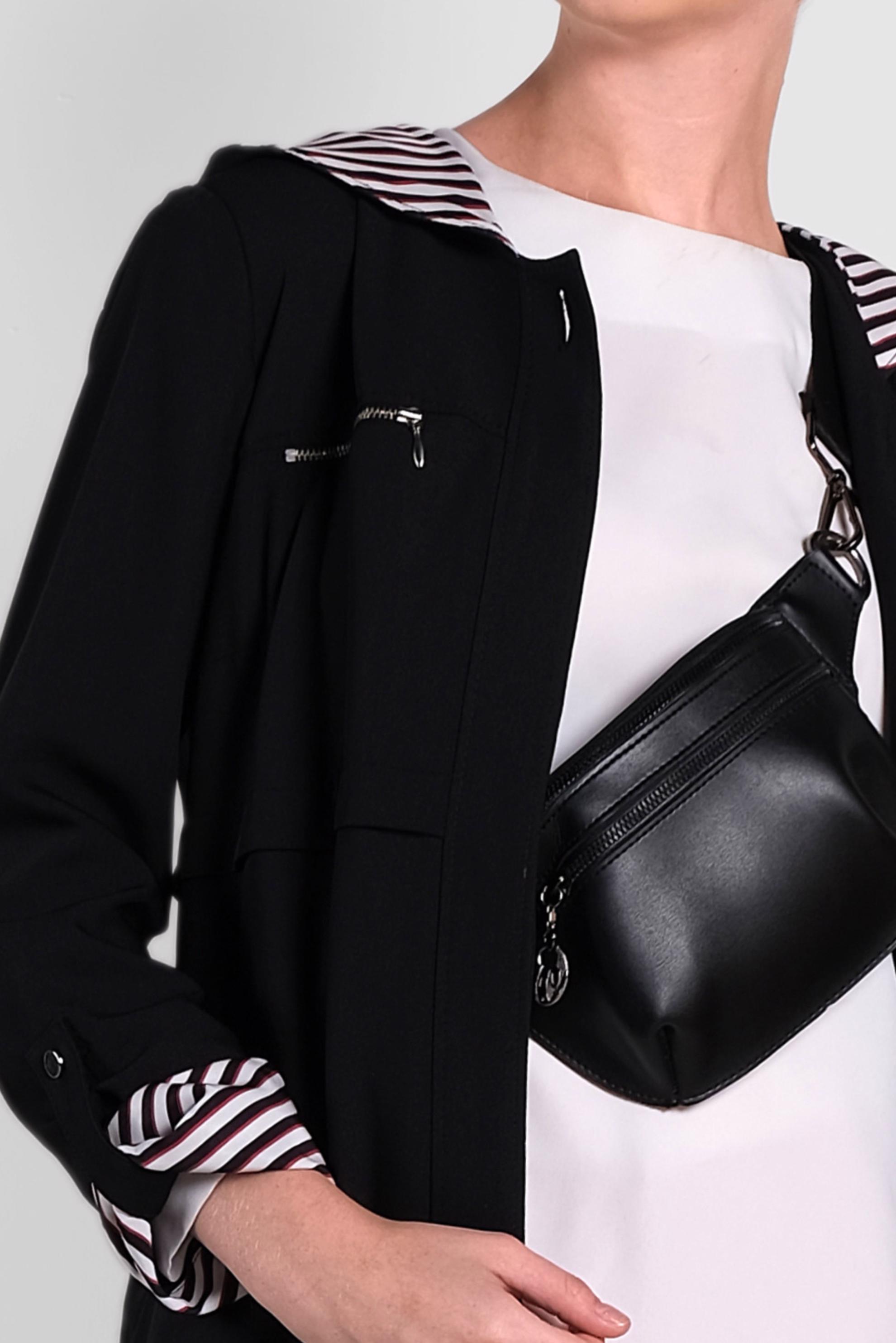 Tesettür giyim SİYAH BELİ KUŞAKLI KAPÜŞONLU PARDESÜ  1470