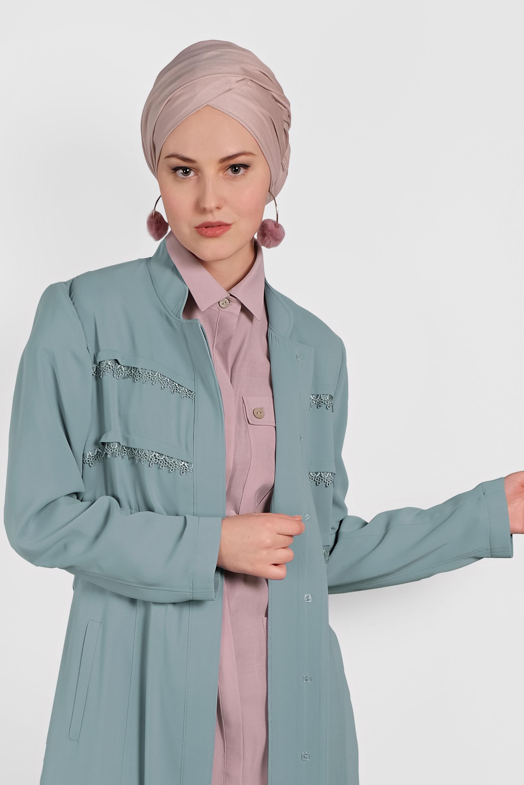 Hijab clothing BLUE 1472 VİRONA PARDESÜ 40/48 TEK42