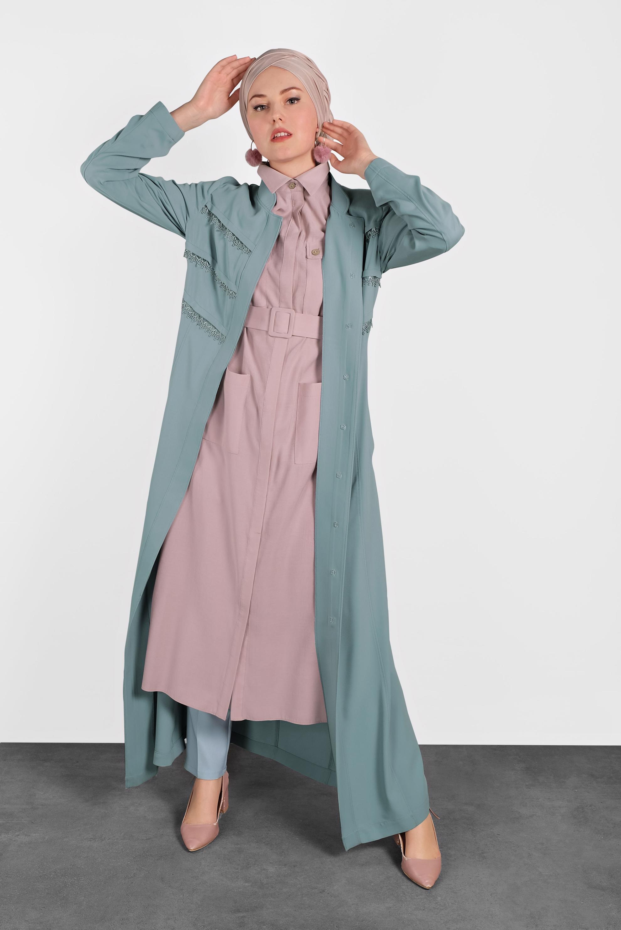 Hijab clothing BLUE 1472 VİRONA PARDESÜ 40/48 TEK42