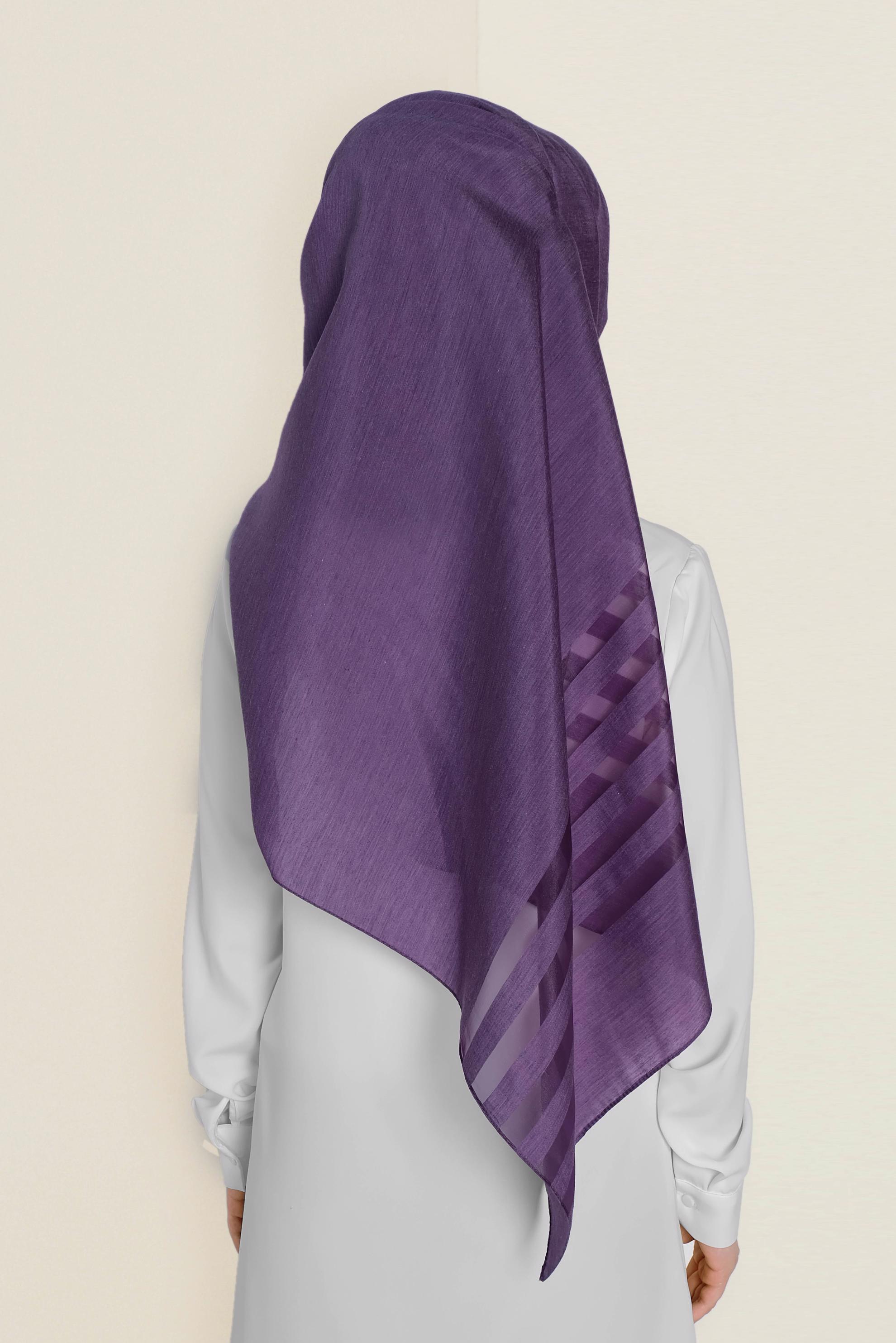 Tesettür giyim MOR 9950 ALVİNA TÜLLÜ ABİYE ŞAL