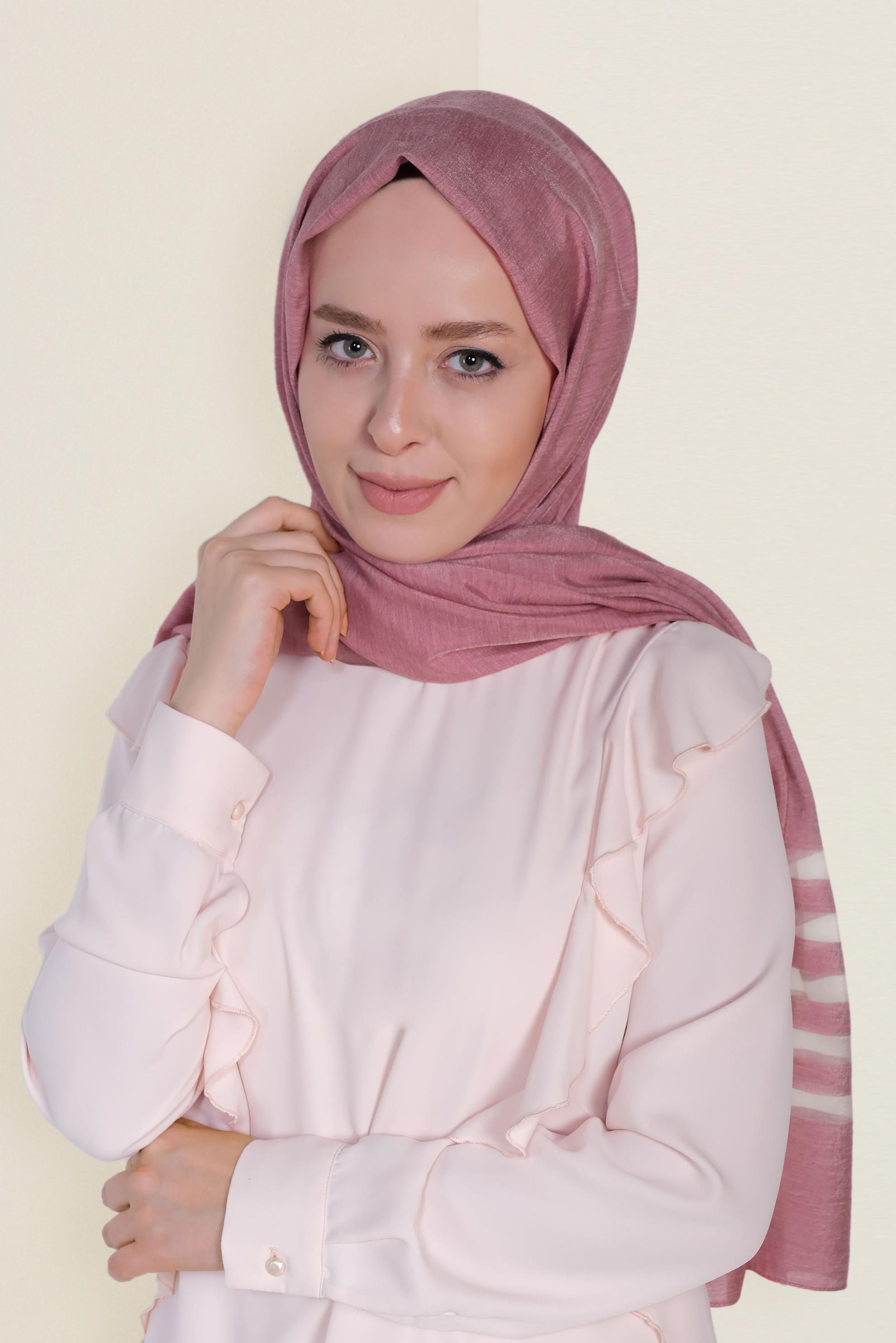 Vêtements hijab ROSE 9950 ALVİNA TÜLLÜ ABİYE ŞAL