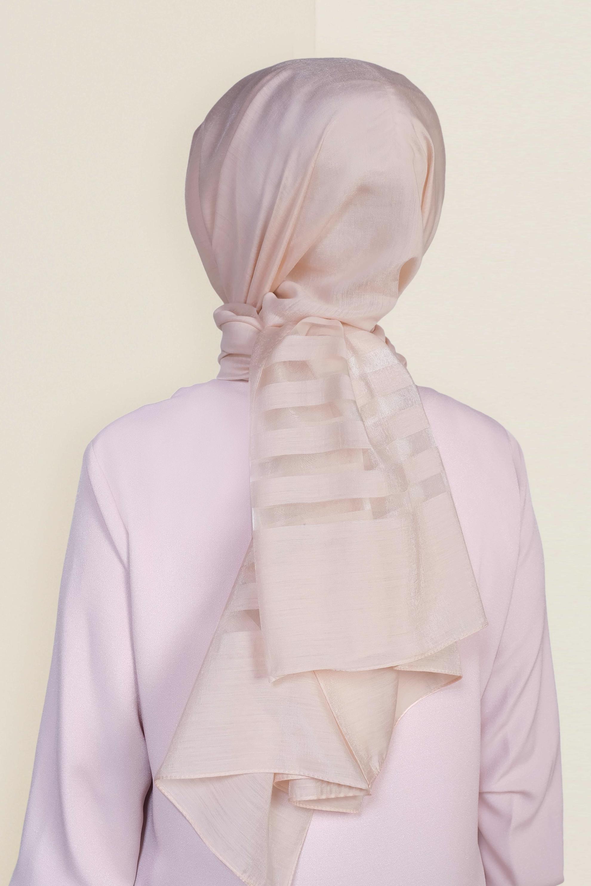 Vêtements hijab ROSE 9950 ALVİNA TÜLLÜ ABİYE ŞAL