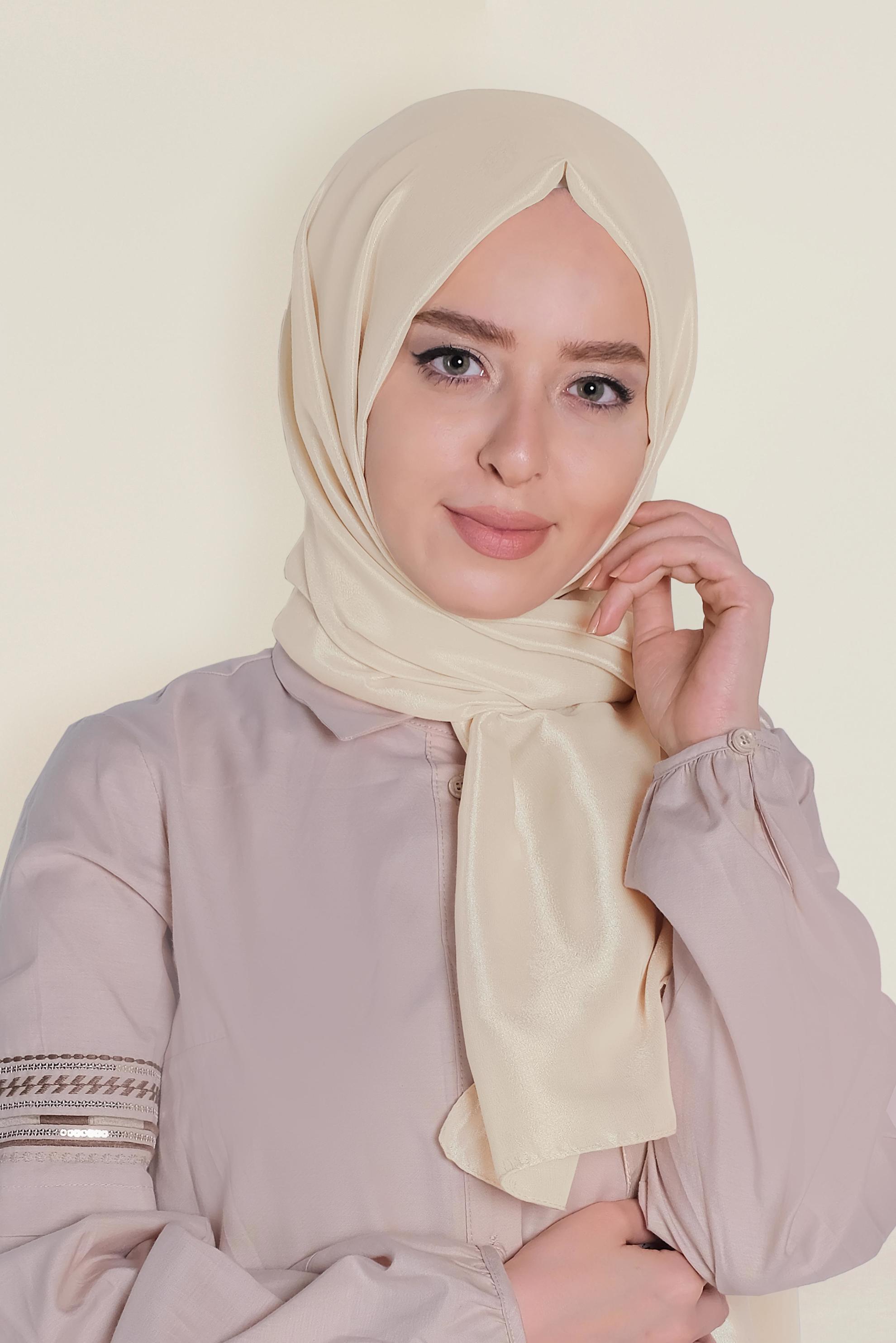 Tesettür giyim BEJ 9954 ALVİNA GÖLGE DESEN ŞAL