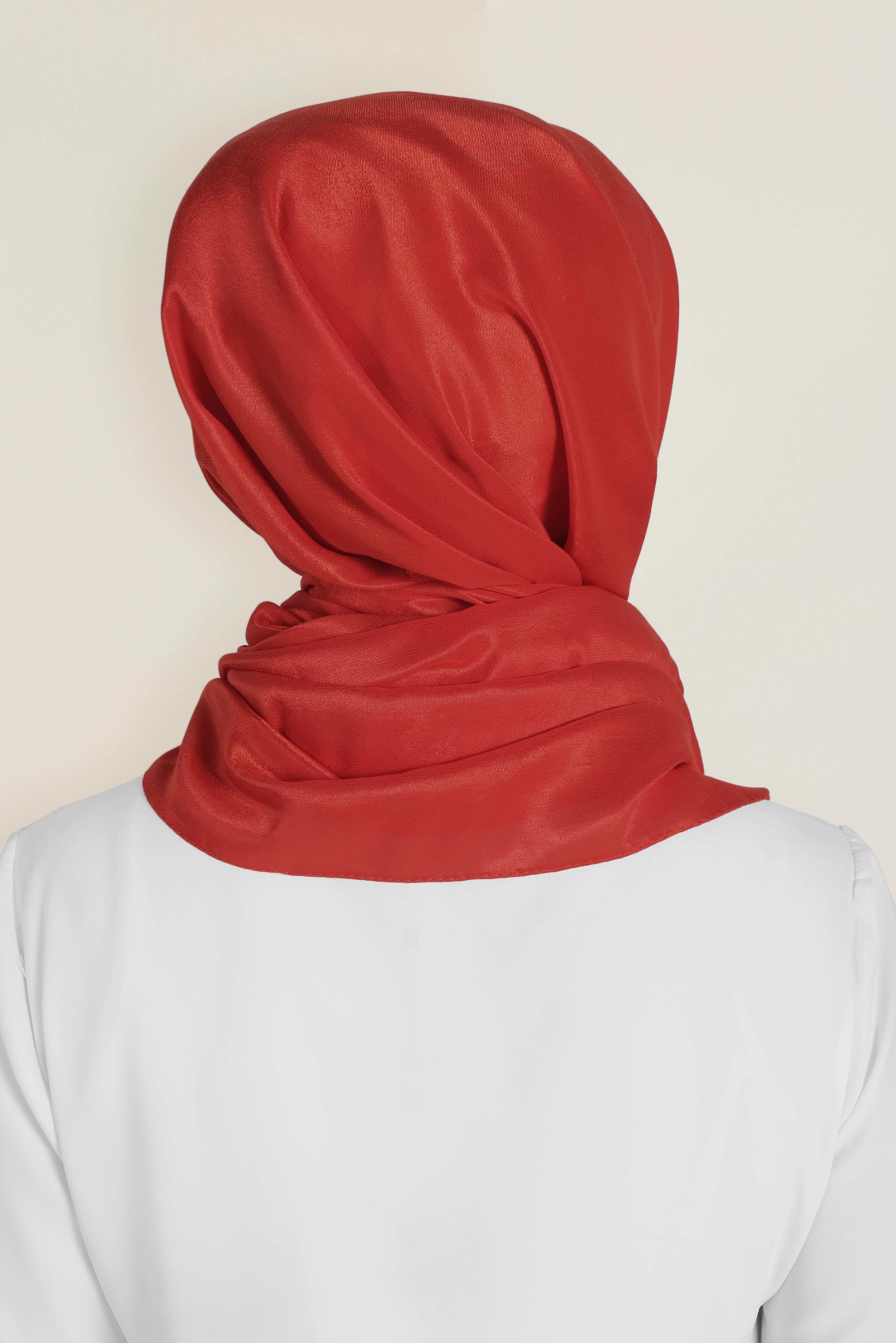 Tesettür giyim TURUNCU 9954 ALVİNA GÖLGE DESEN ŞAL