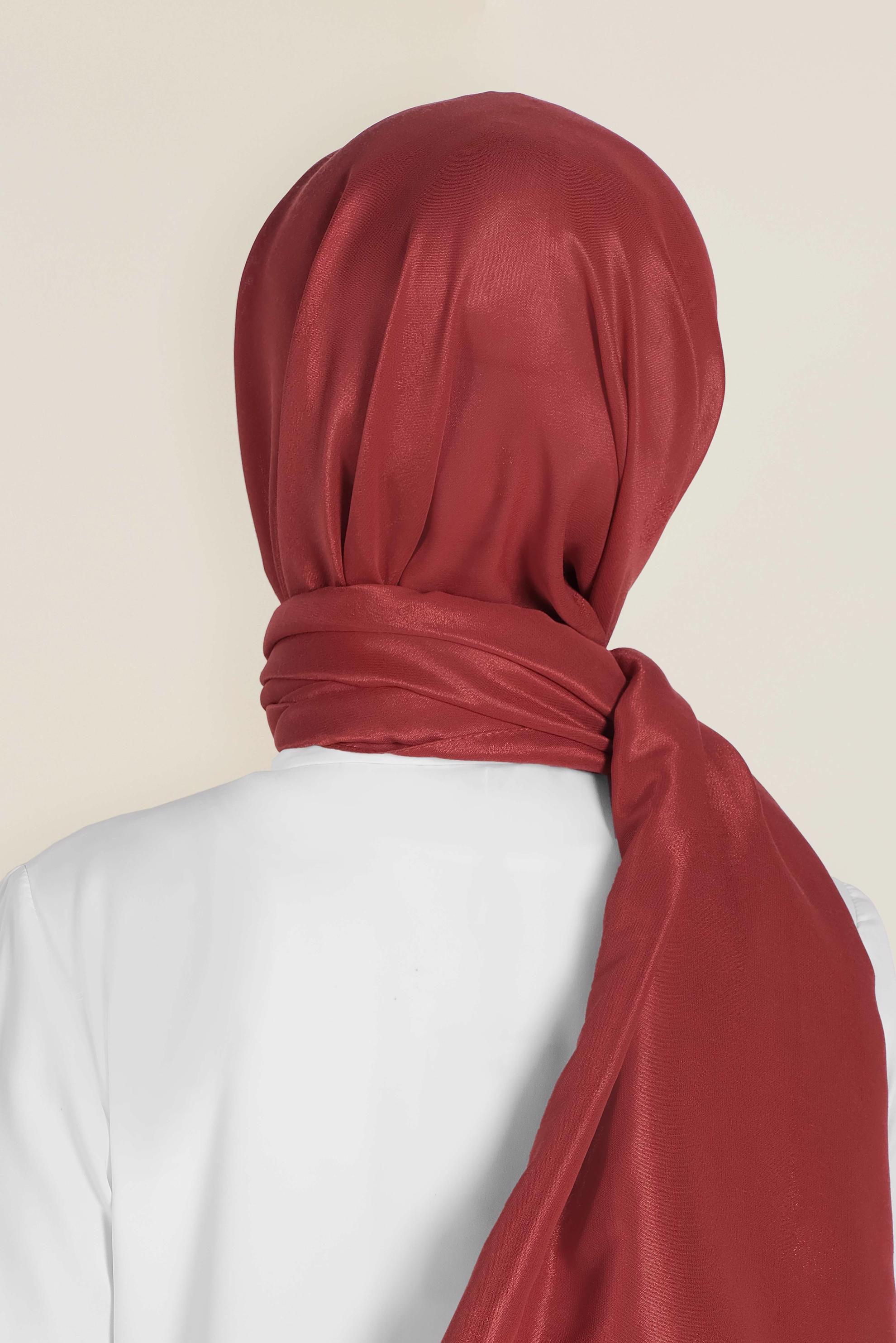 Tesettür giyim TURUNCU 9954 ALVİNA GÖLGE DESEN ŞAL